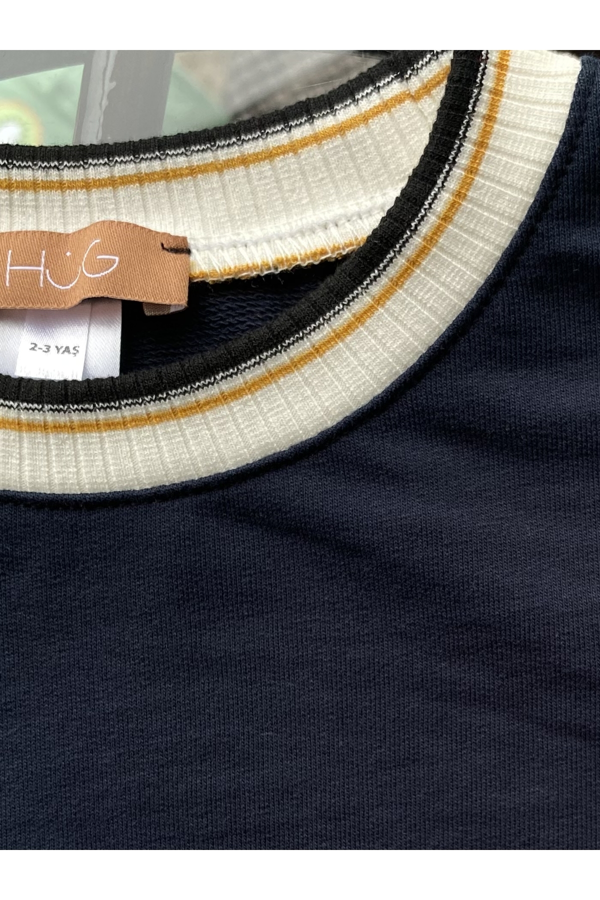 سویشرت پسرانه آبی سرمه ای HUG | HUG-360 اورجینال - تصویر 4