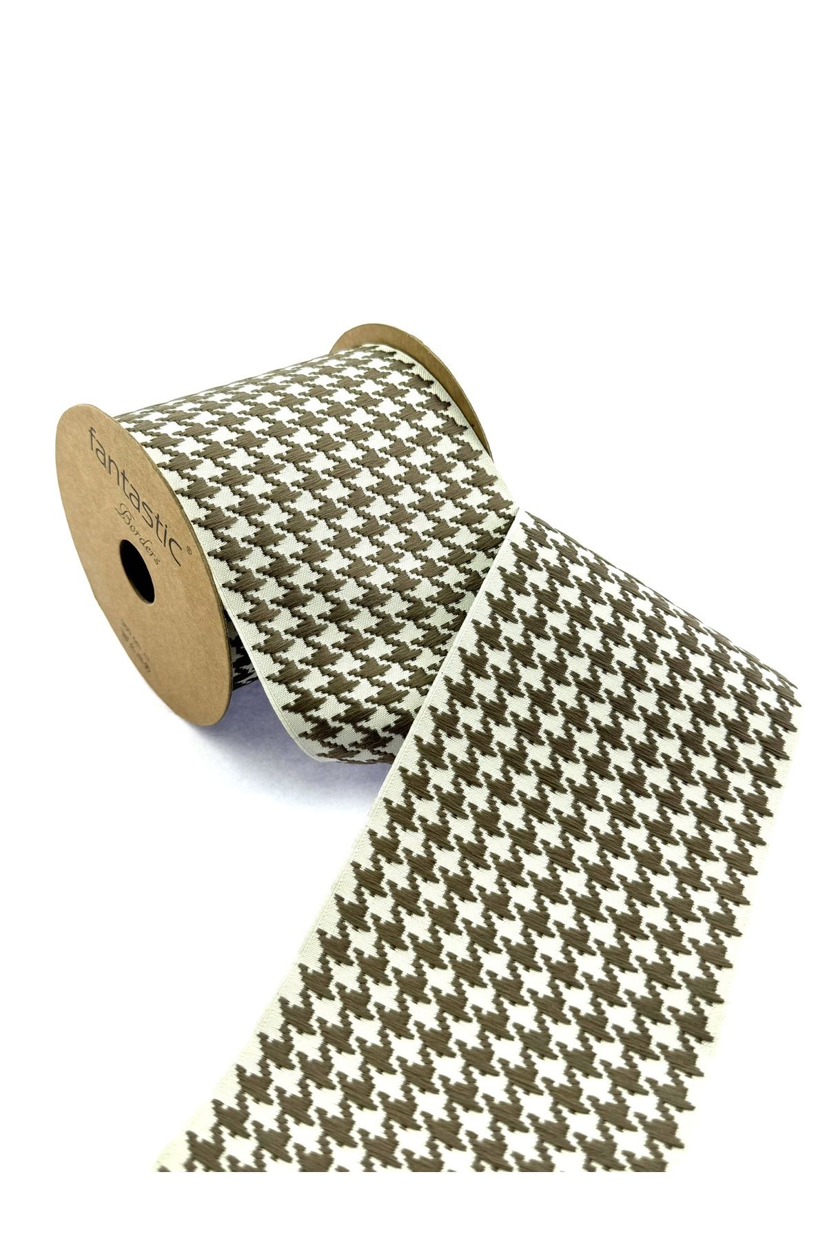 FANTASTIC BORDERS Bordură Perdea Lătă Țesută Cu Motiv De Pârgă / Accesorii (10 Cm. Lățime - 3,5 Mt. Lungime) - Mărime unică