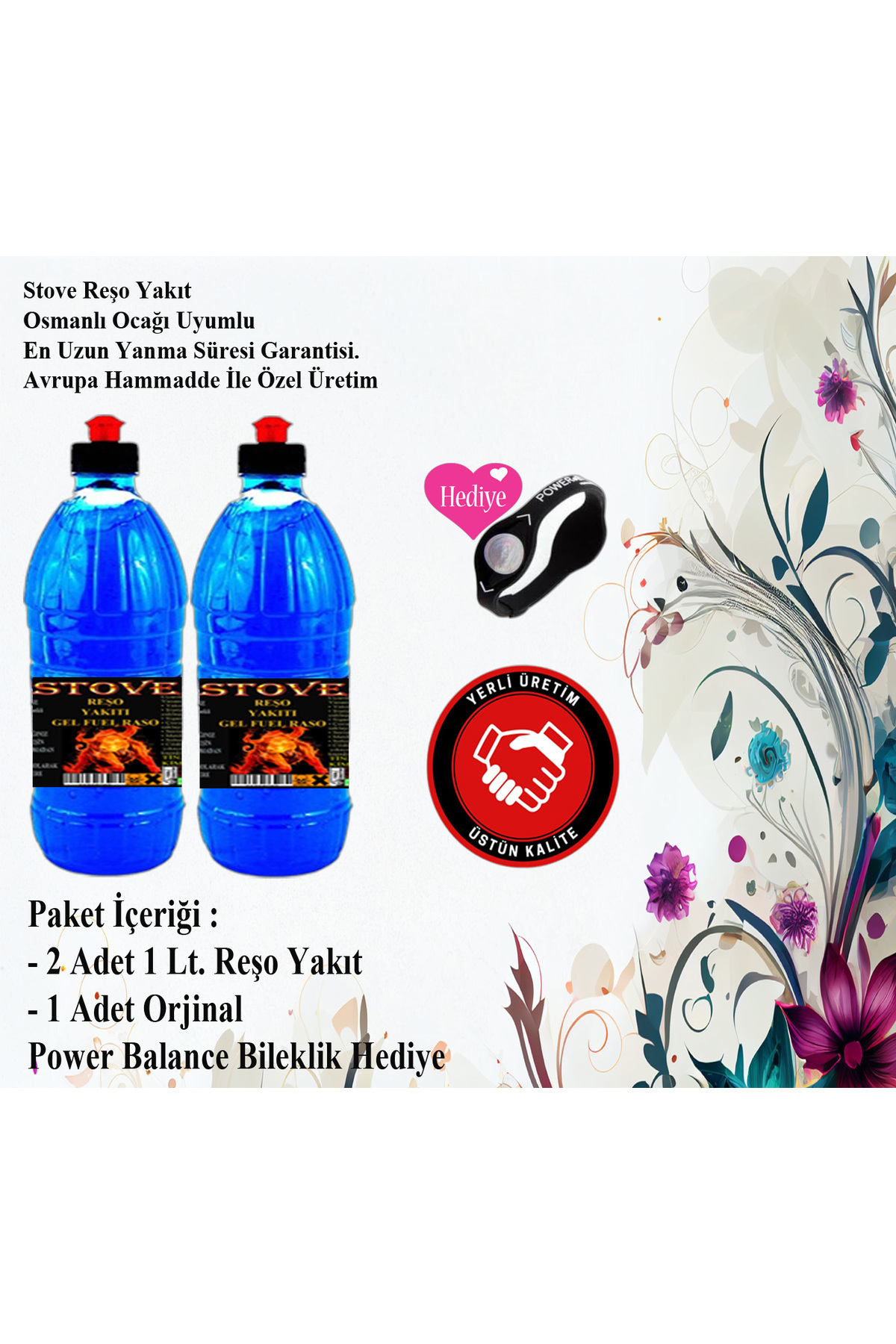 DOLYAK Osmanlı Ocağı Yakıtı Mangal Soba Tutuşturucu Reşo Jel Yakıt 1 X2 LT HEDİYELİ ÜRÜN SÜPER KALİTE REŞO