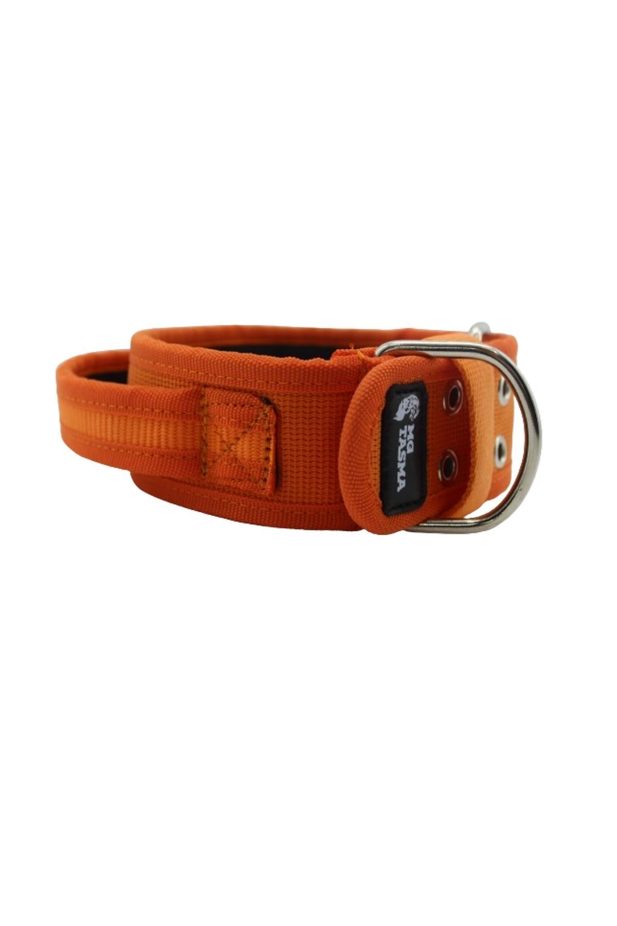 MgTasma-5 Cm Soft Textured Dog Collar with Handle and Handle 4
