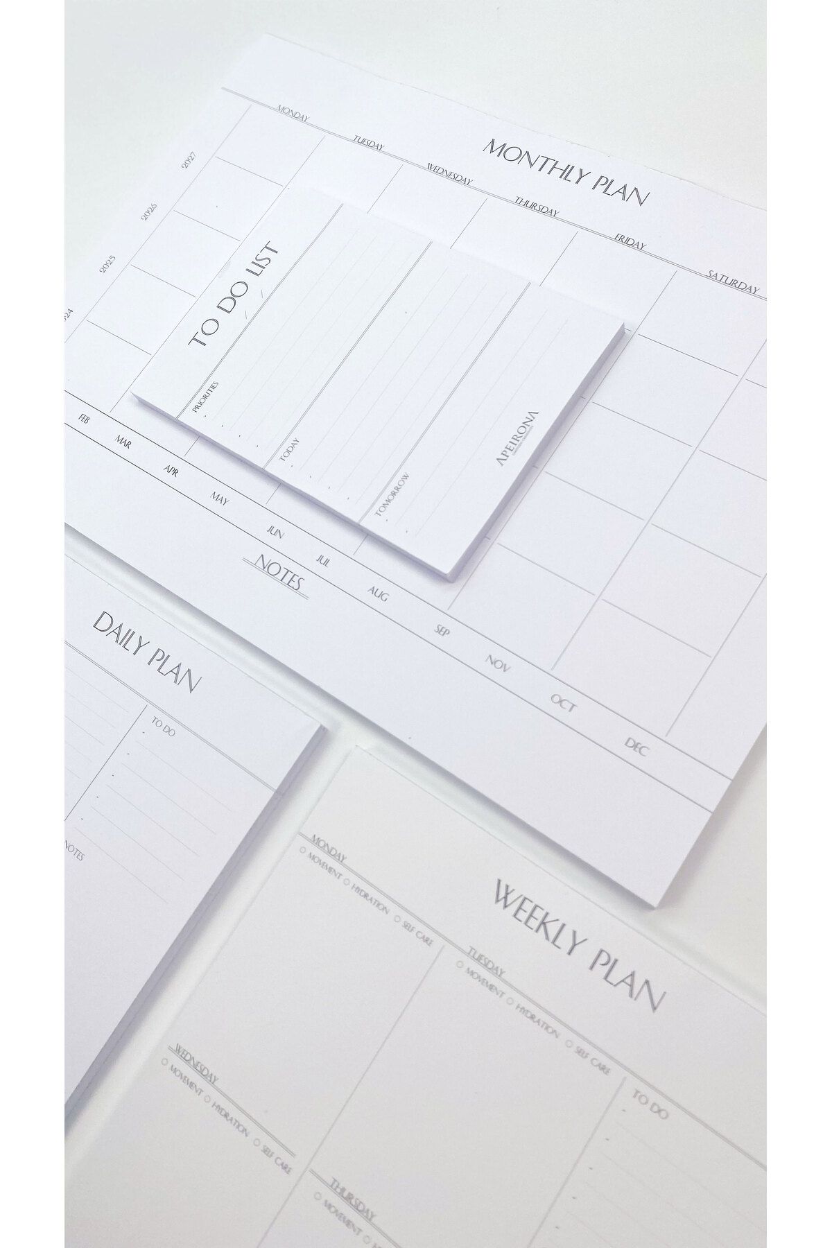 Apeirona | Limitless Art-Mega Planning Set - Monthly - Weekly - Daily - To-Do List - Single Product 3