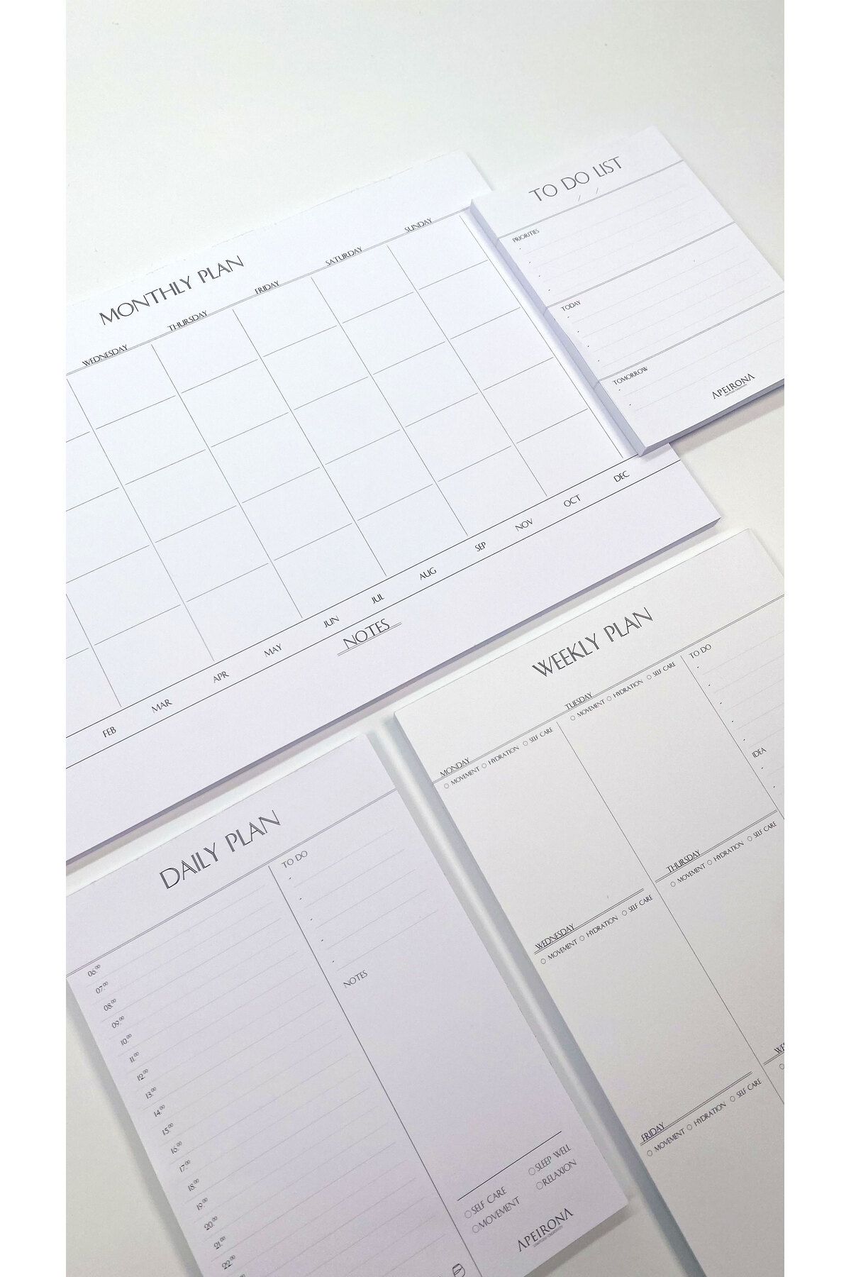 Apeirona | Limitless Art-Mega Planning Set - Monthly - Weekly - Daily - To-Do List - Single Product 5