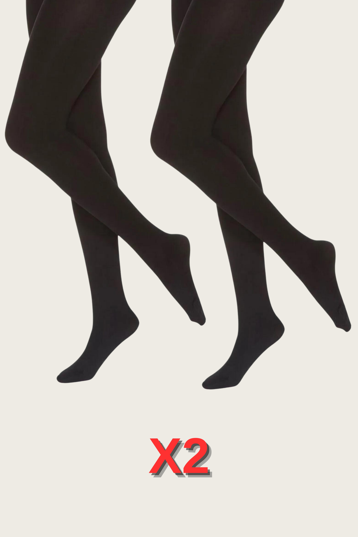 Belyy Socks 2-пакет чорних колготок