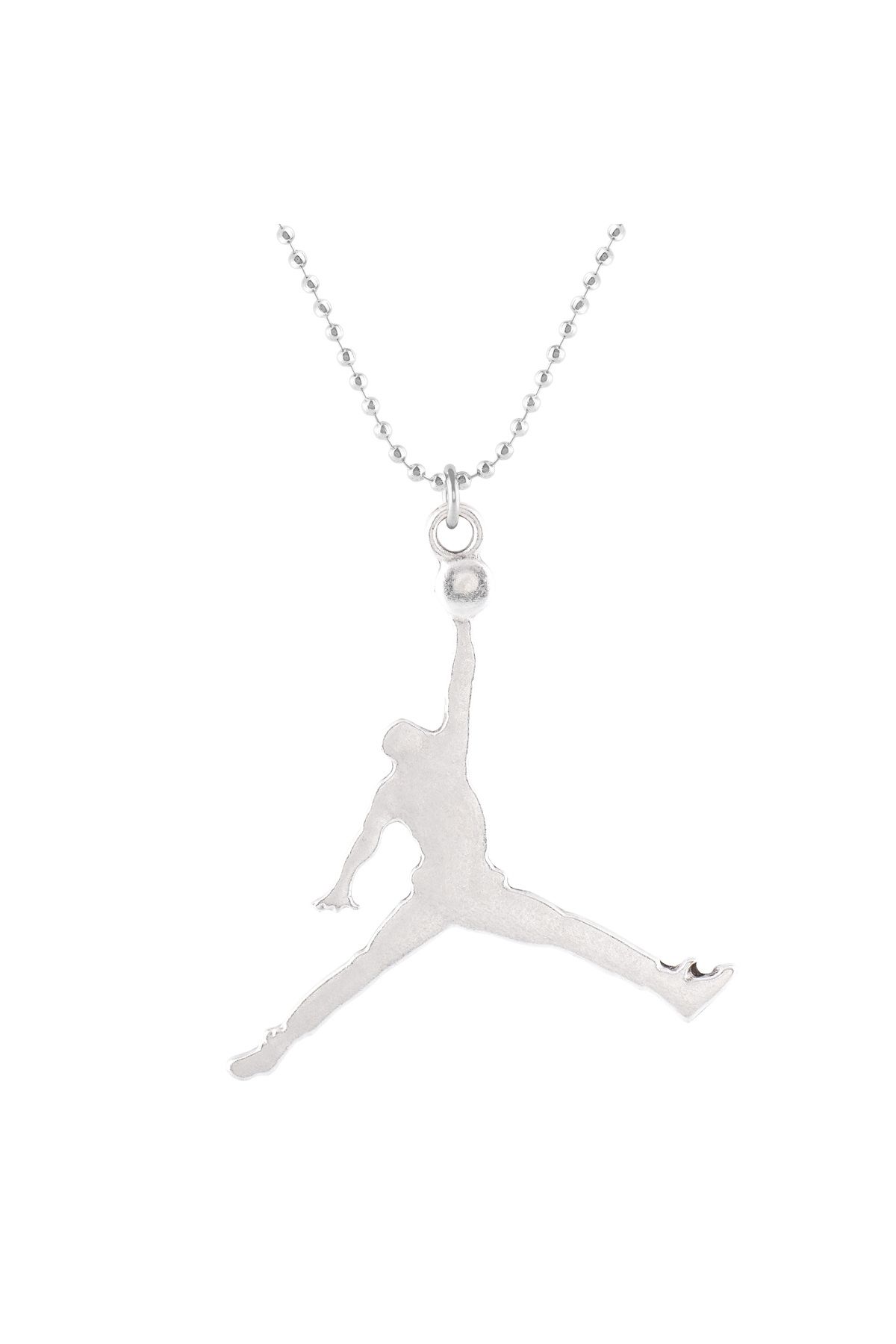 Lot Detail - Michael Jordan 20th Anniversay Air Jordan Charm Necklace with  Silver Chain