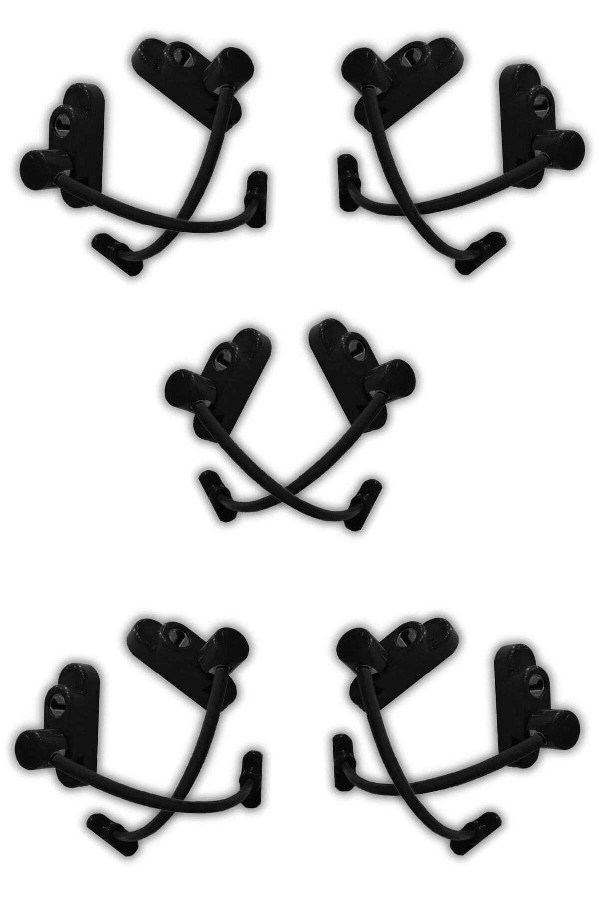 Keyed Steel Rope Window Child Lock Child Safety Lock 10 Pcs Black
