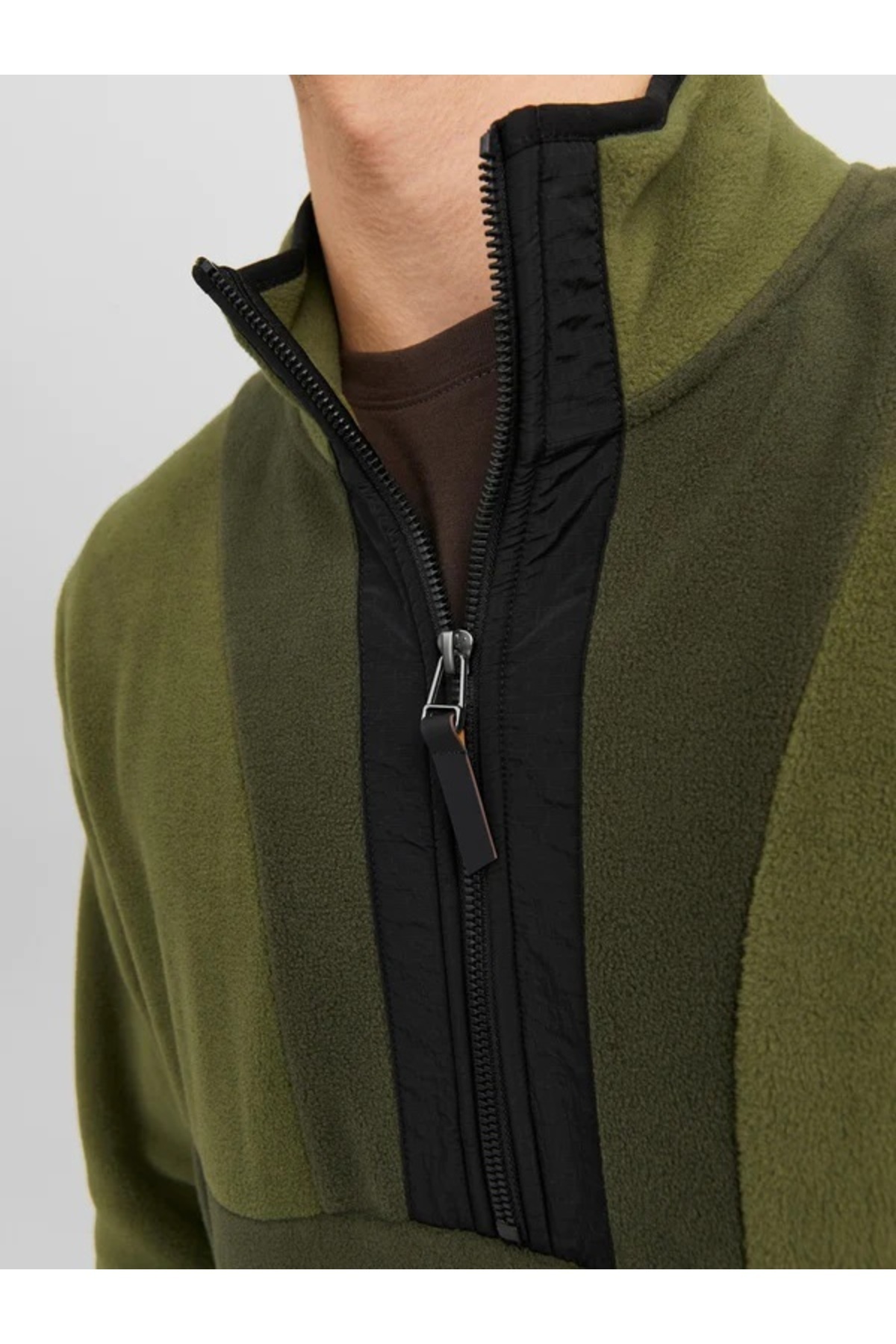 سویشرت مردانه سبز جک اند جونز | TYC6GF1WFN170289405451815 اورجینال - تصویر 2