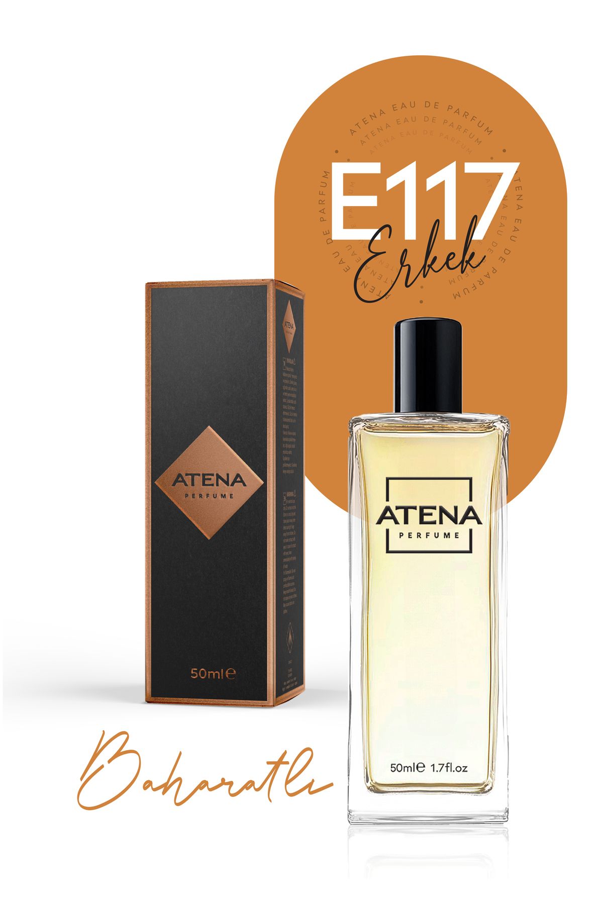 عطر مردانه E117 با شما قوی تر ادوپرفیوم 50ml Atena Perfume