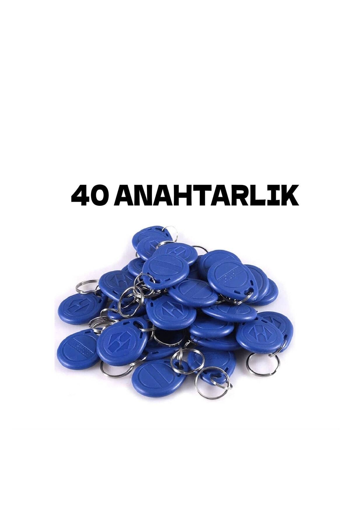Electrimax Manyetik Anahtarlık -40 Adet Rfid Keyfob Göstergeç Anahtarlık 125 Khz Proximity