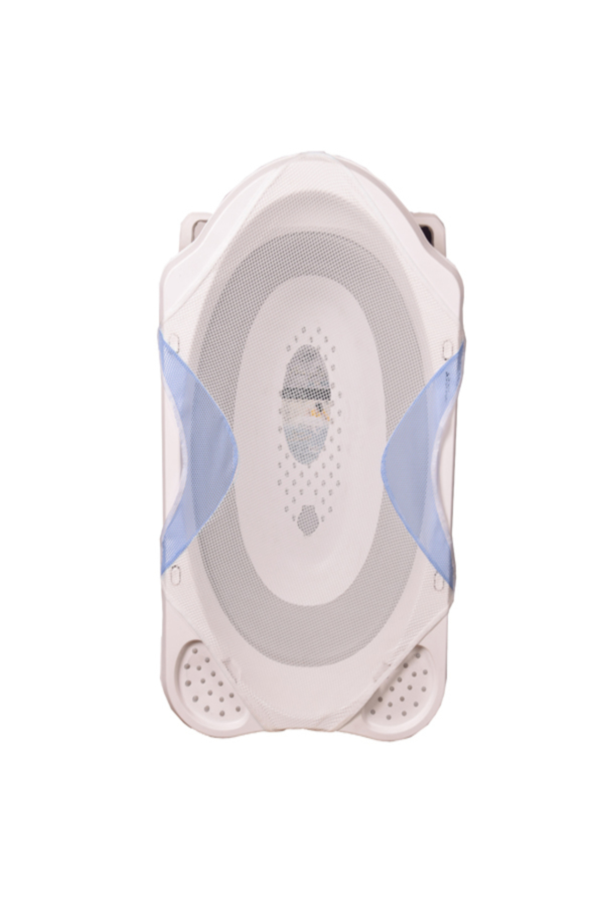 Bathtub Compatible Anti-Slip Baby Bath Net Shower Bath Net Folding Bathtub Compatible Blue