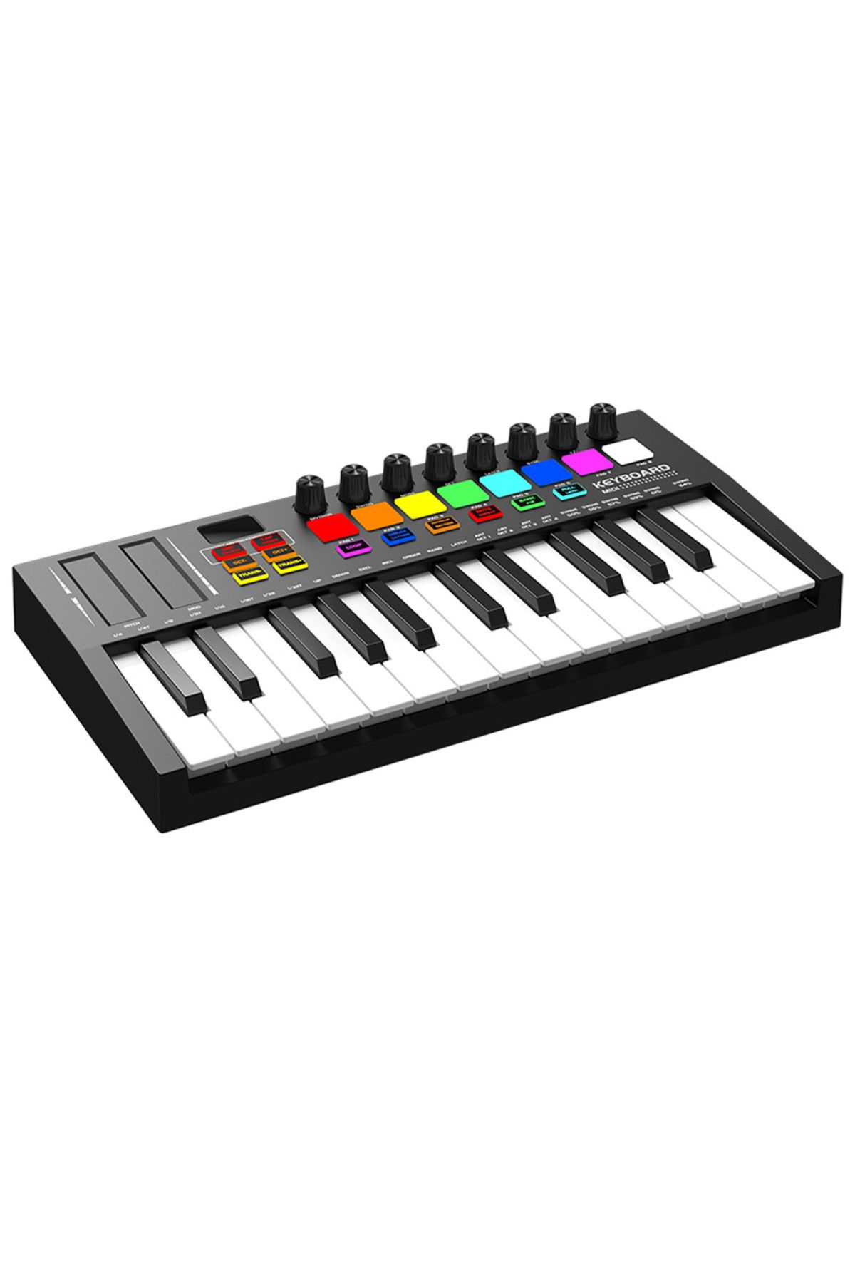 Midex-MD-255 New Generation Midi Keyboard 25 Keys 8 Sensitivity Lounch Pad 8 Tone Potential 4