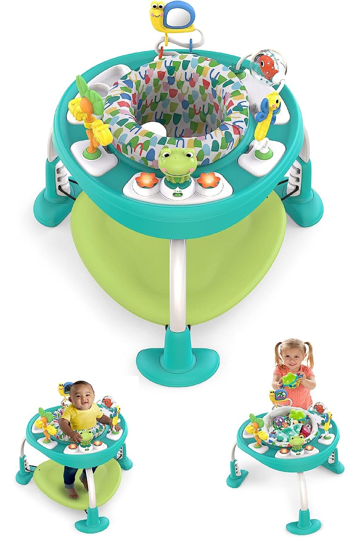 Bright Starts 2 in 1 Activity Chair Jumper and Standing Game Table with 7 Interactive Toys Trendyol
