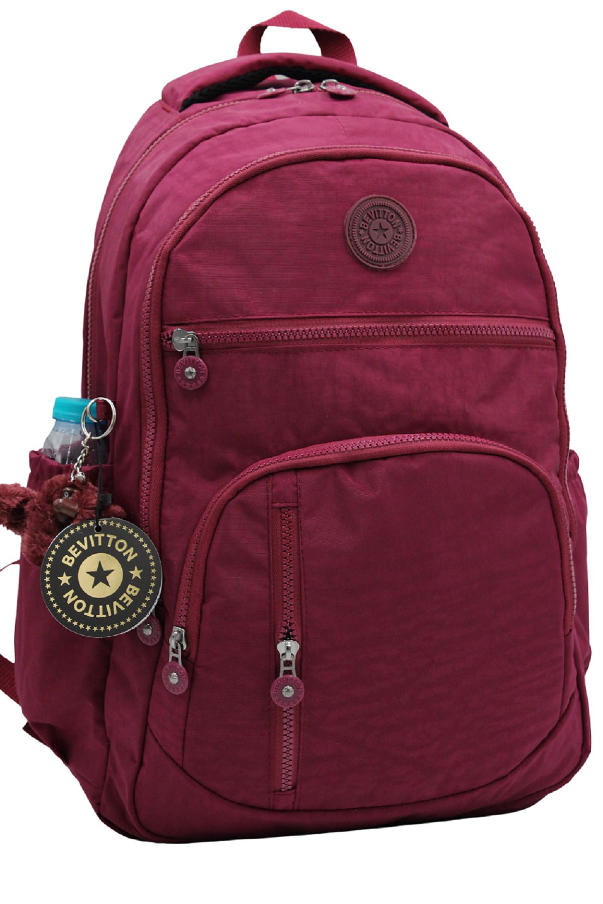 Maroon top school bag