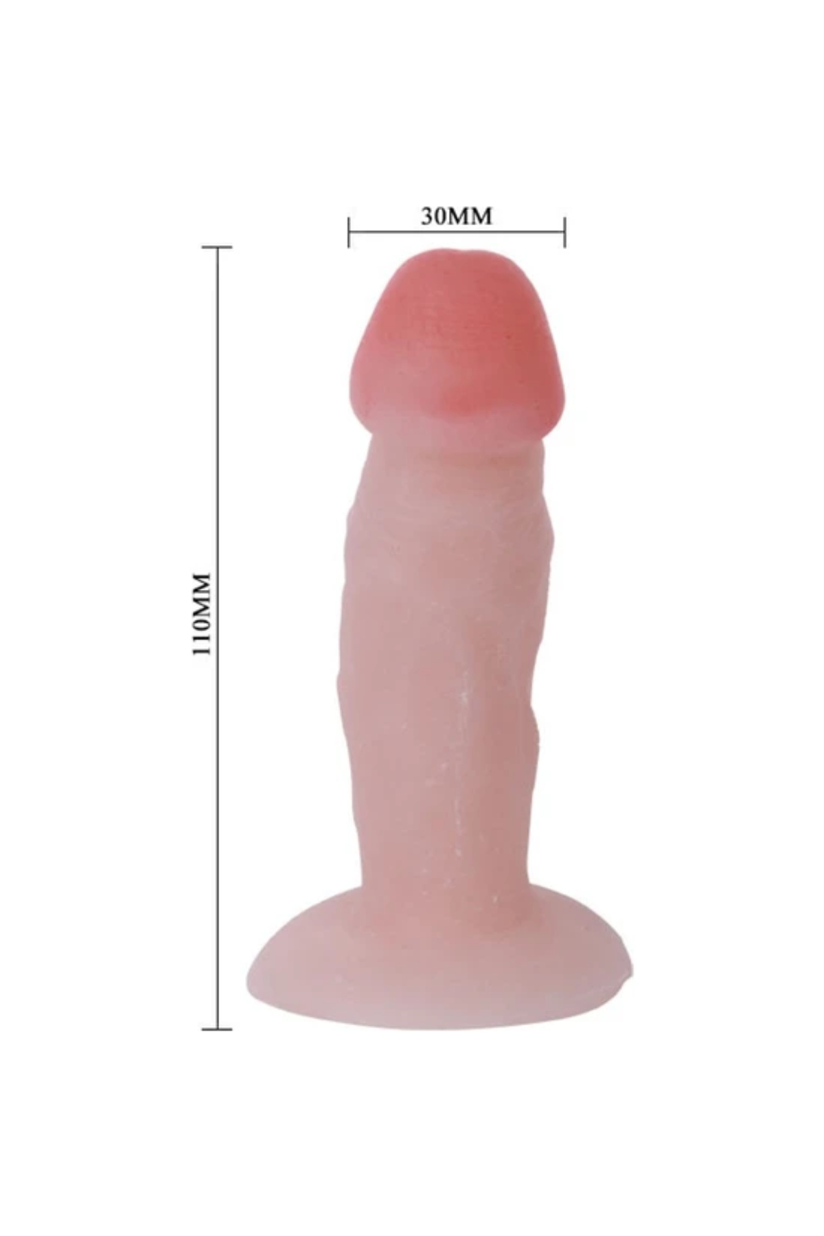 Opal 11cm Realistik Anal Penis Vantuzlu Anal Dildo Anal Plug Tıpa 3