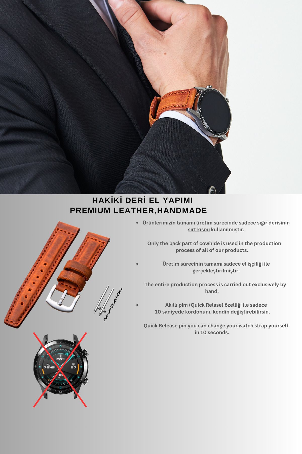 How to change strap huawei 2025 gt2e