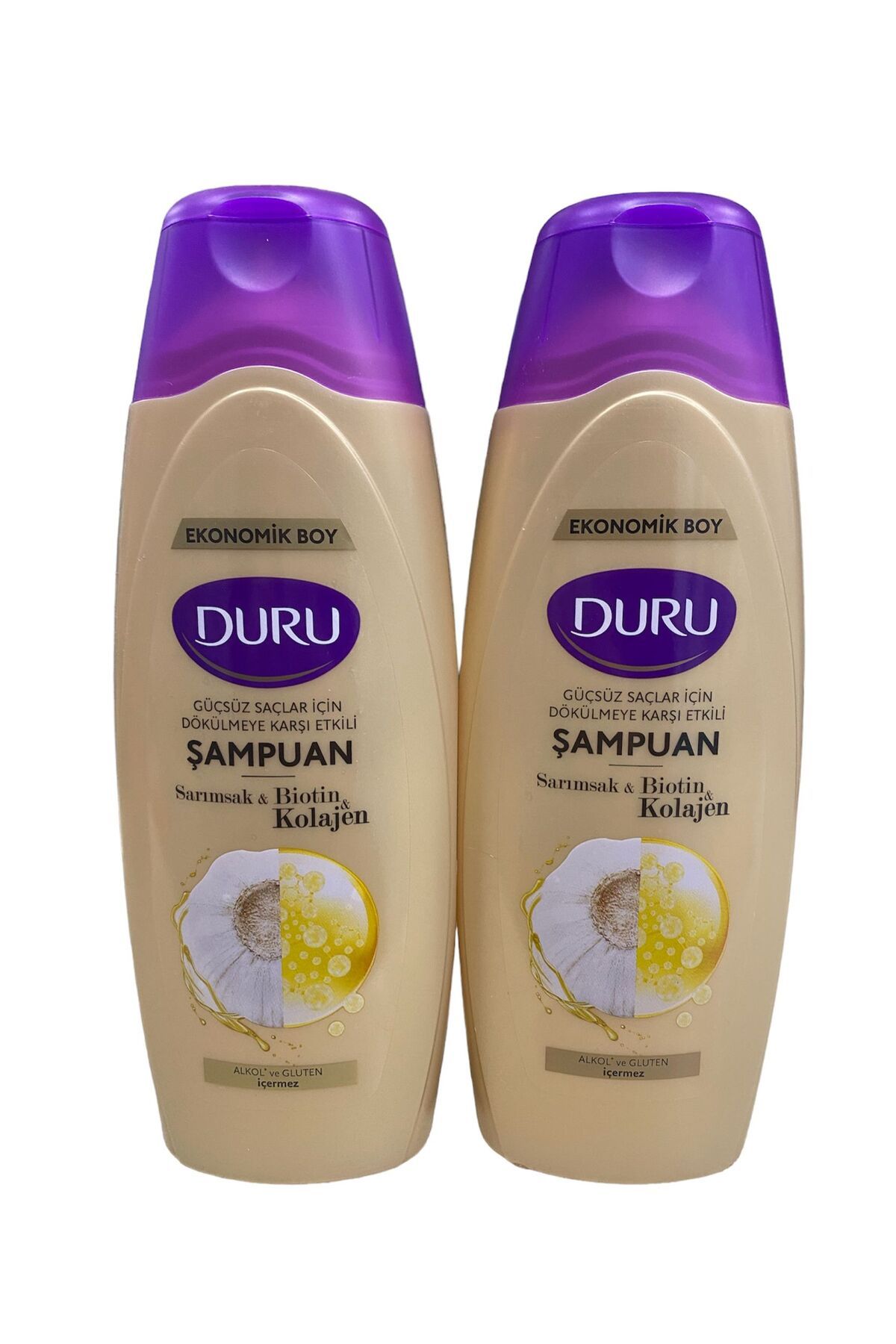 Duru sarımsak & biotin kolajen şampuan seti sette 2 adet ürün mevcuttur ( 2 * 700 ml : 1400 )