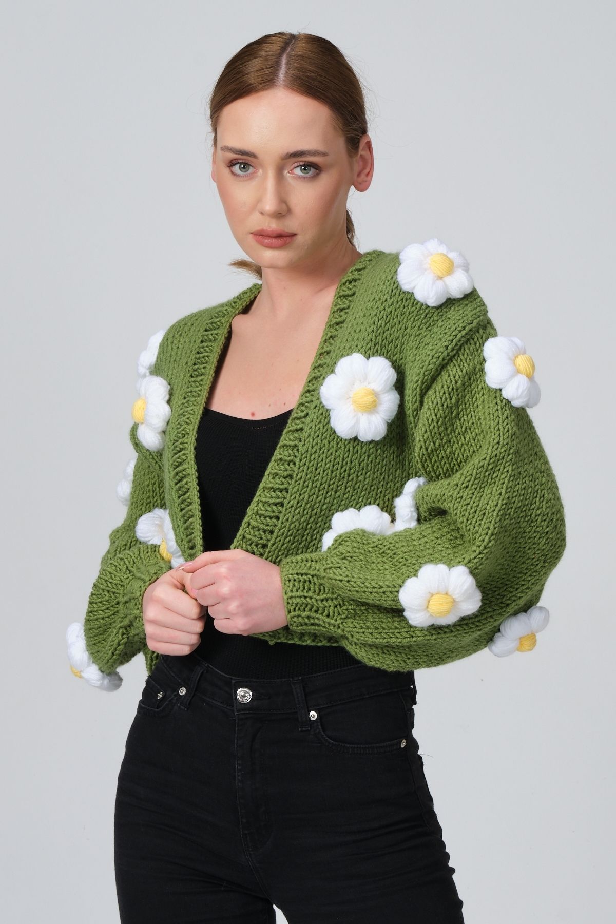 DAISY CARDIGAN CROCHET PATTERN