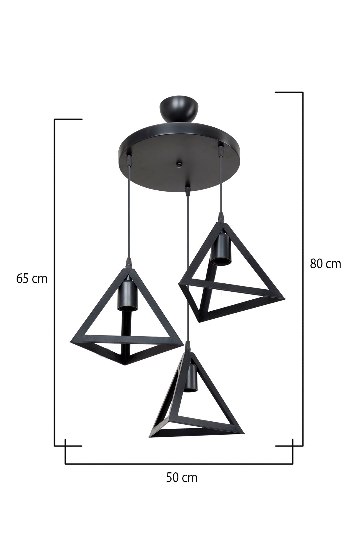 AG LightDesign-Black Pendant Chandelier Bedroom Living Room Kitchen Hallway Lamp 3
