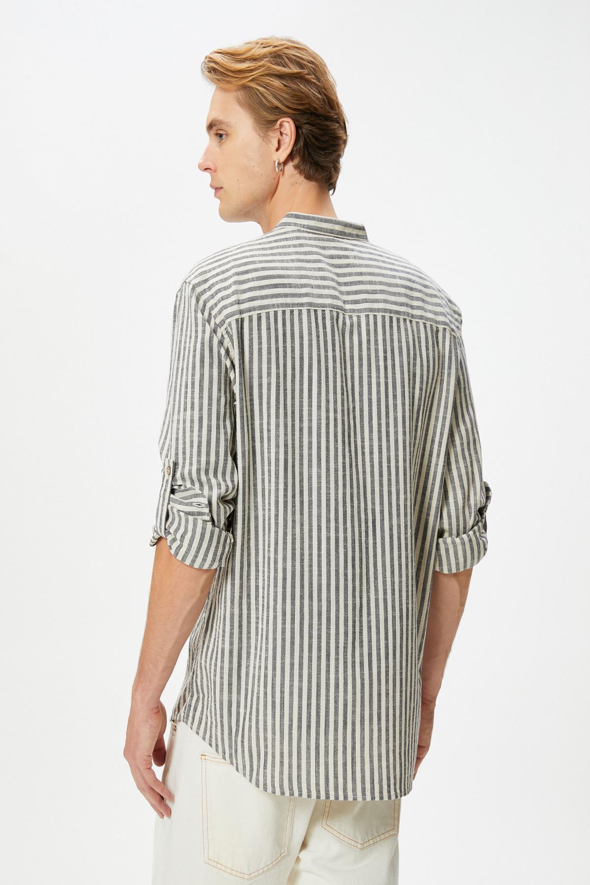 پیراهن مردانه کوتون | 4SAM60012HW Koton - Image 4