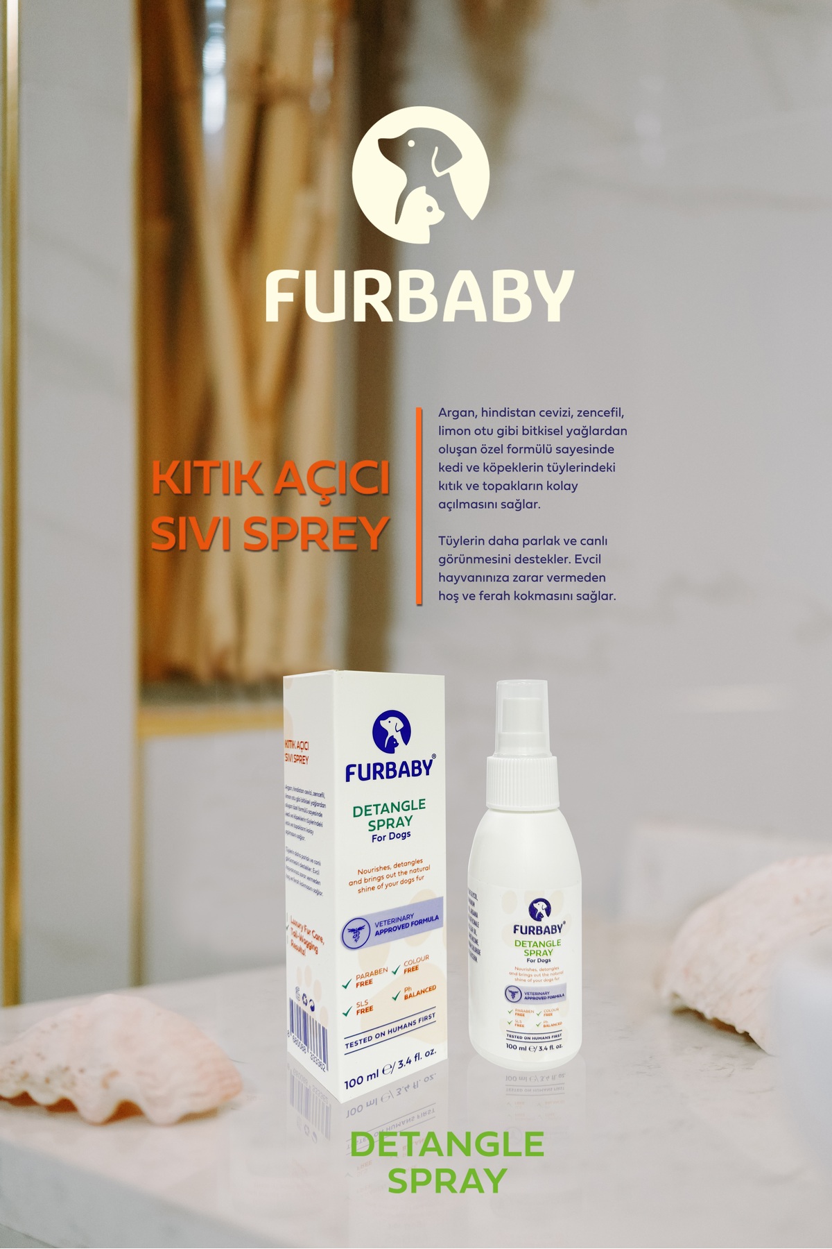 FURBABY Detangle Spray (KITIK AÇICI SPREY)