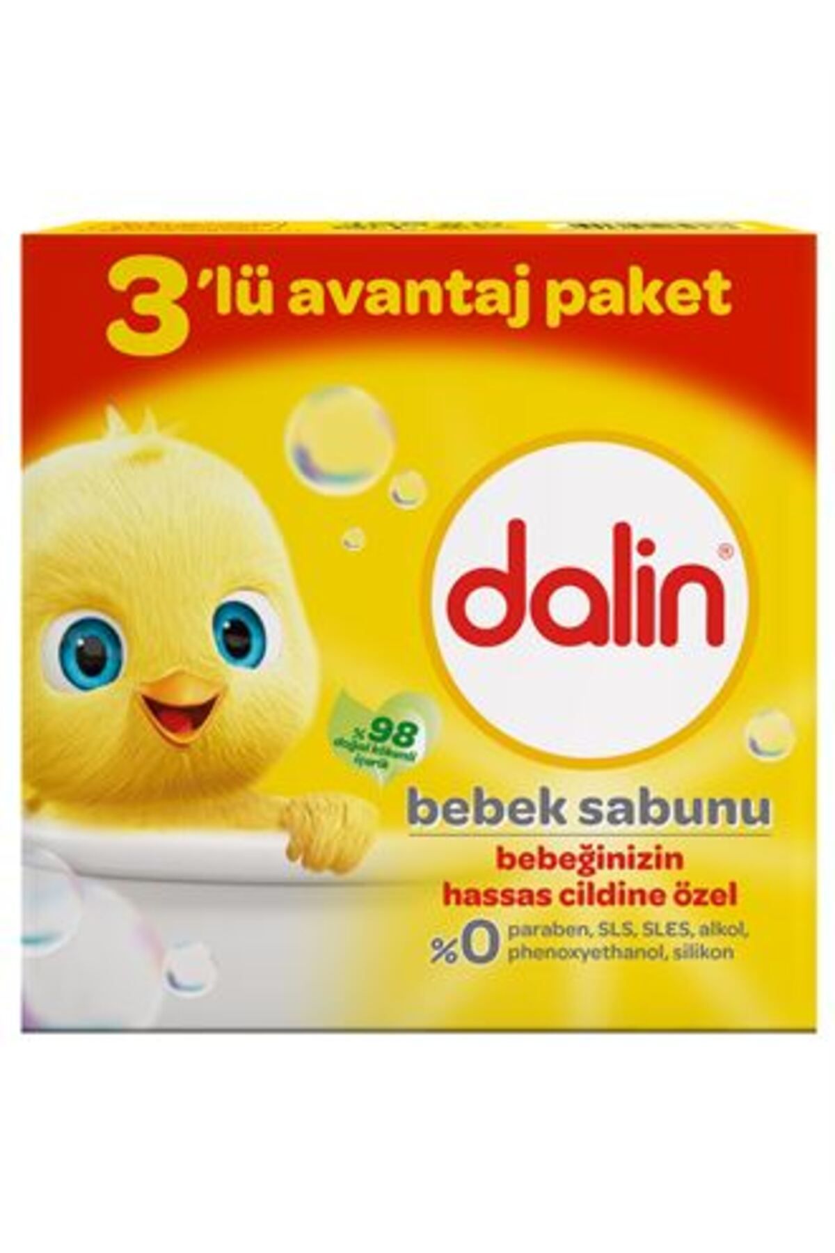 Dalin ( 1 ADET ) Dalin 3'lü Bebek Sabunu 3x100 gr
