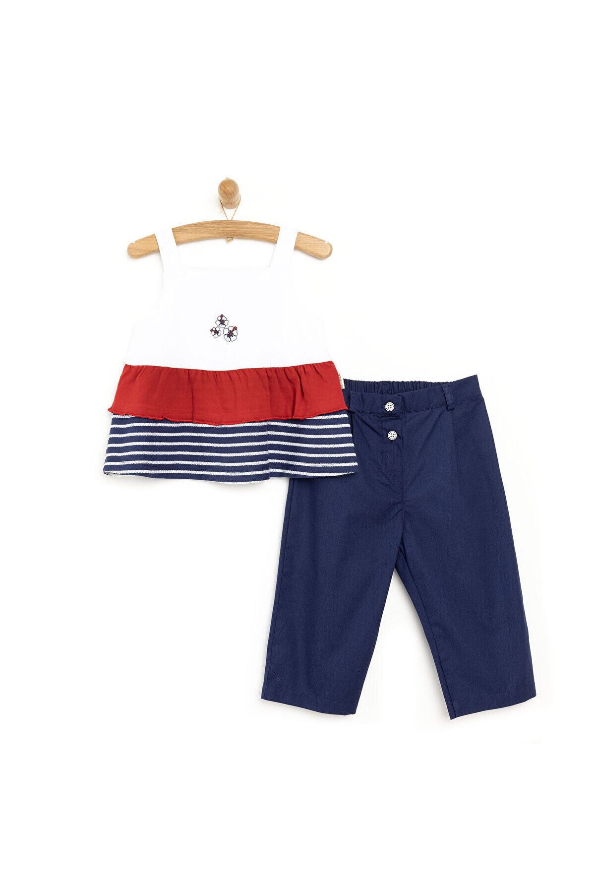 Bebbek Marine Girl Bluz – Pantolon Kız Bebek