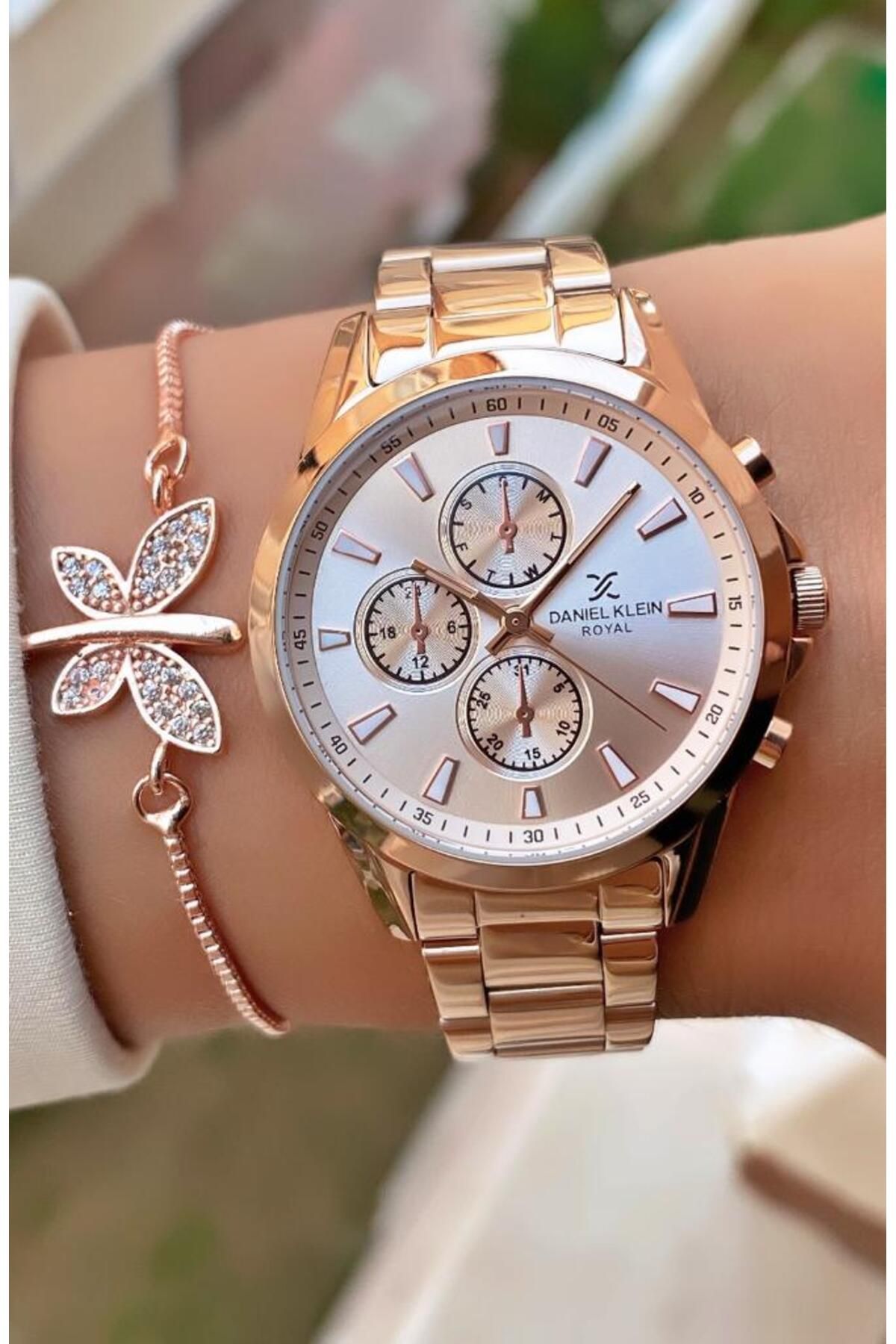 Daniel klein watches rose gold clearance