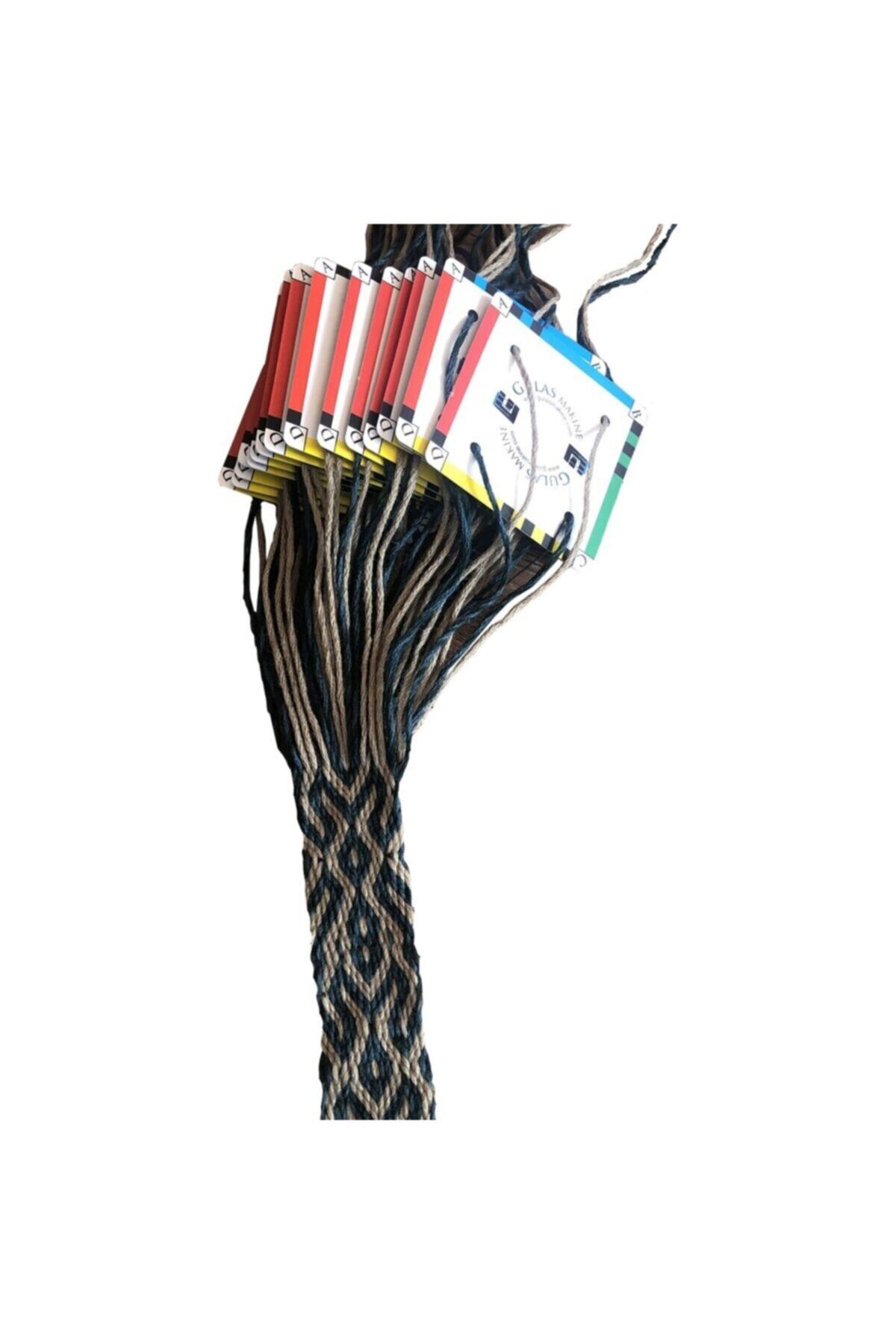 Gülas Dokuma Çarpana Dokuma Kartları 7 X 7 Cm 50'li