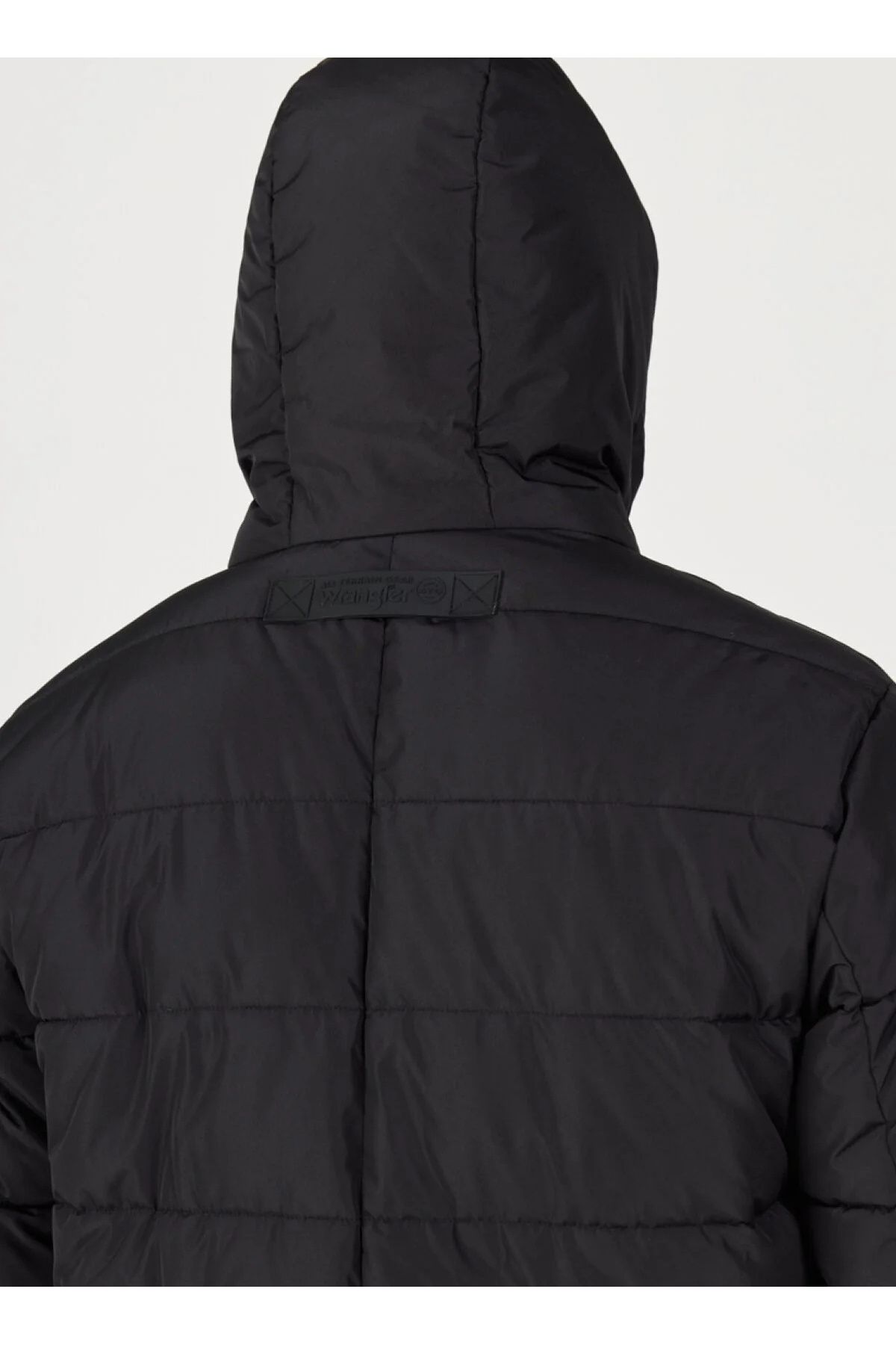 کاپشن مشکی مردانه سیاه جلیقه پفکر پوست Mont W232282001 Wrangler