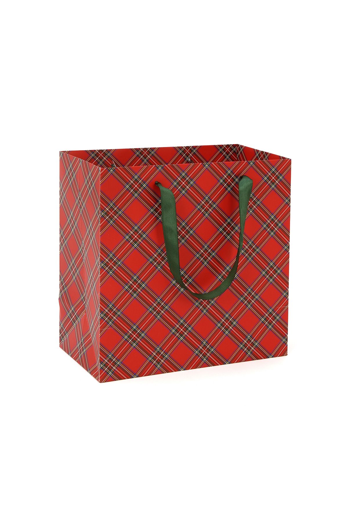 Milim Matbaa 5 Bucăți Roșu În Carouri 29x30x15 Cm Pungi De Carton - One Size