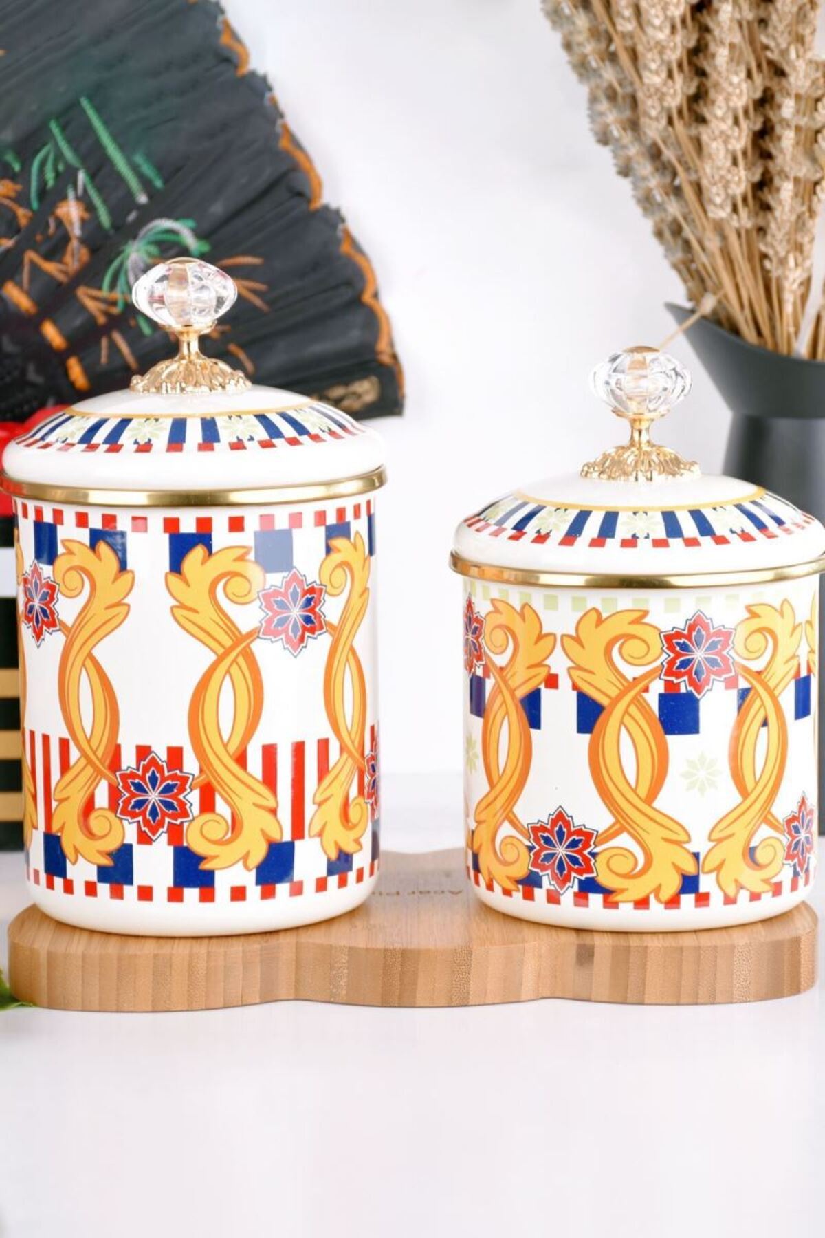 Miss Betty MİSS BETTY 9307 ELEGANCE 12 CM KAVANOZ - SAKLAMA KABI