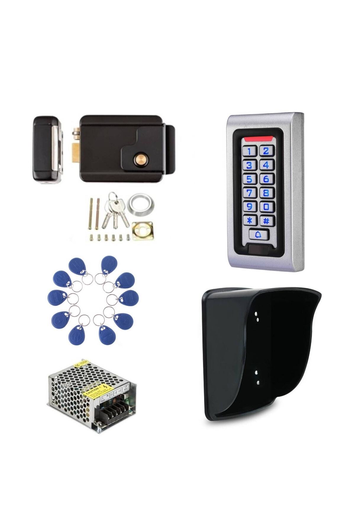 Electrimax P110 Metal Kasa Rfid Şifreli Apartman Kapı Kilidi Sistemi