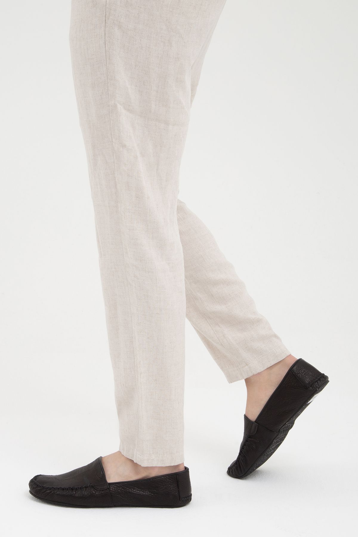 دمپایی دمپایی مجلسی چرم اصل مردانه 577 1000-01 Erk Slippers Sk22/23 Tamer Tanca