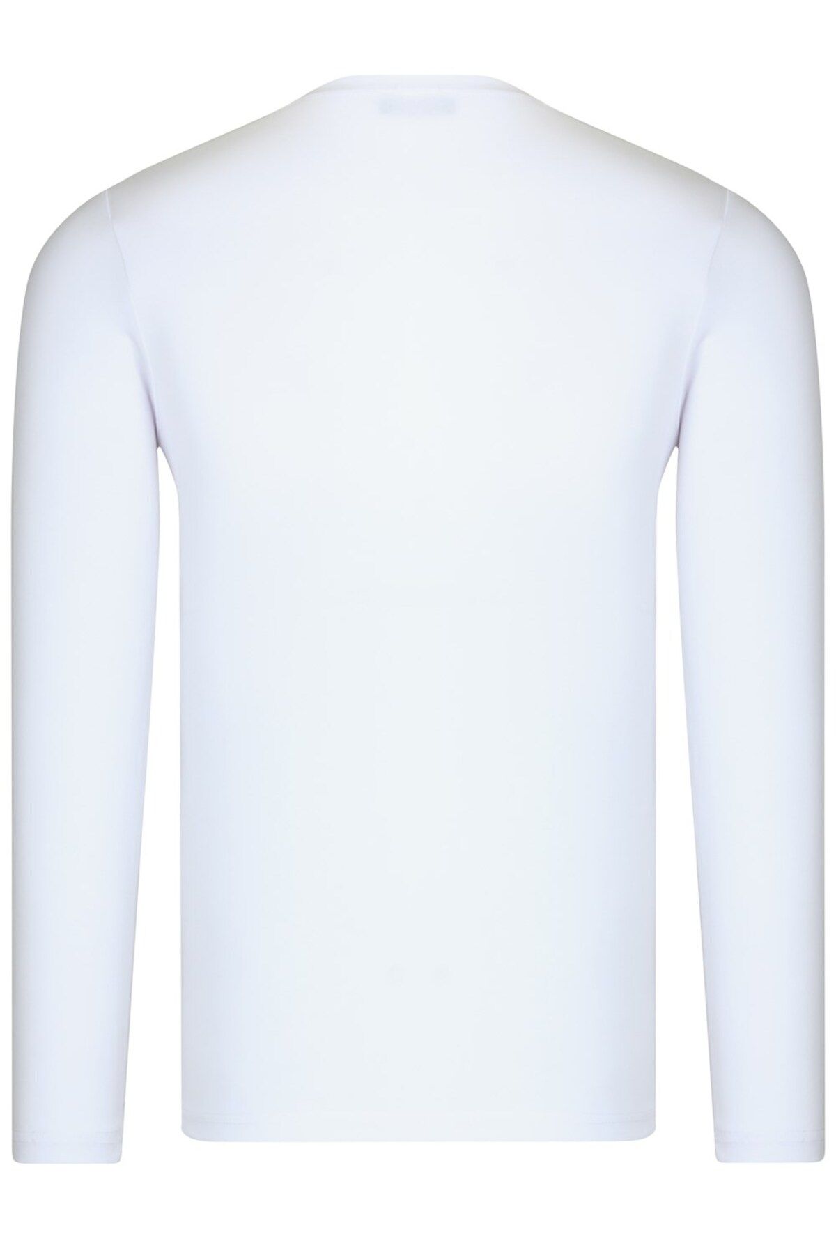 بلوز سفید مردانه ست سه گانه T8587 سویشرت یقه V مشکی آنتراسیت Dewberry