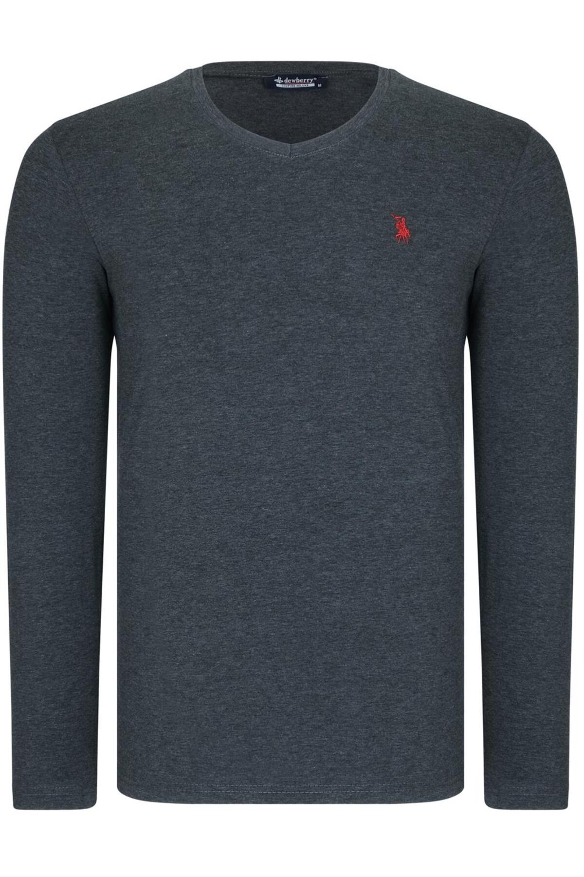 سویشرت مردانه سفید دوبری | 1150001UCL87ht6 اورجینال - تصویر 4