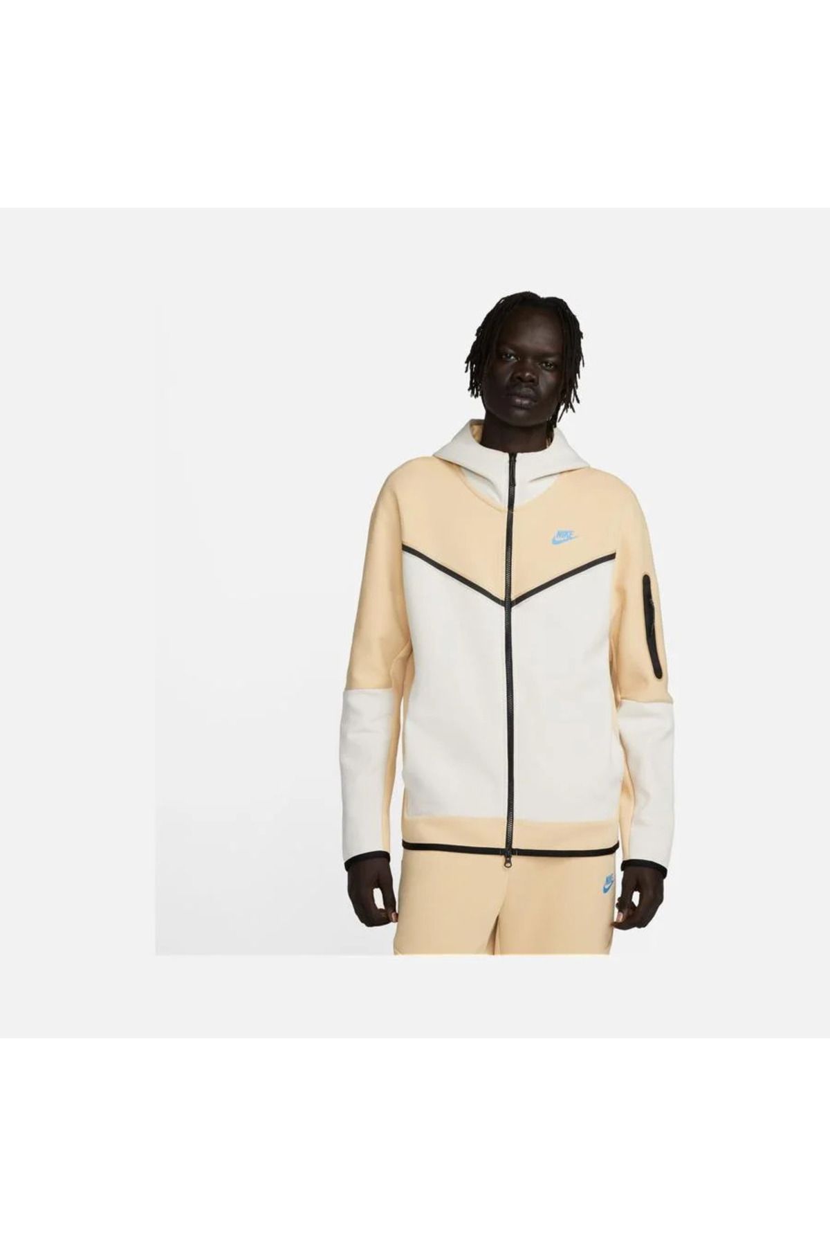 Nike Sports Jacket Yellow Fitted