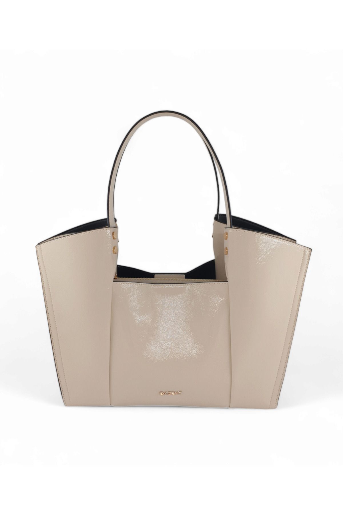 Patent leather bucket bag store