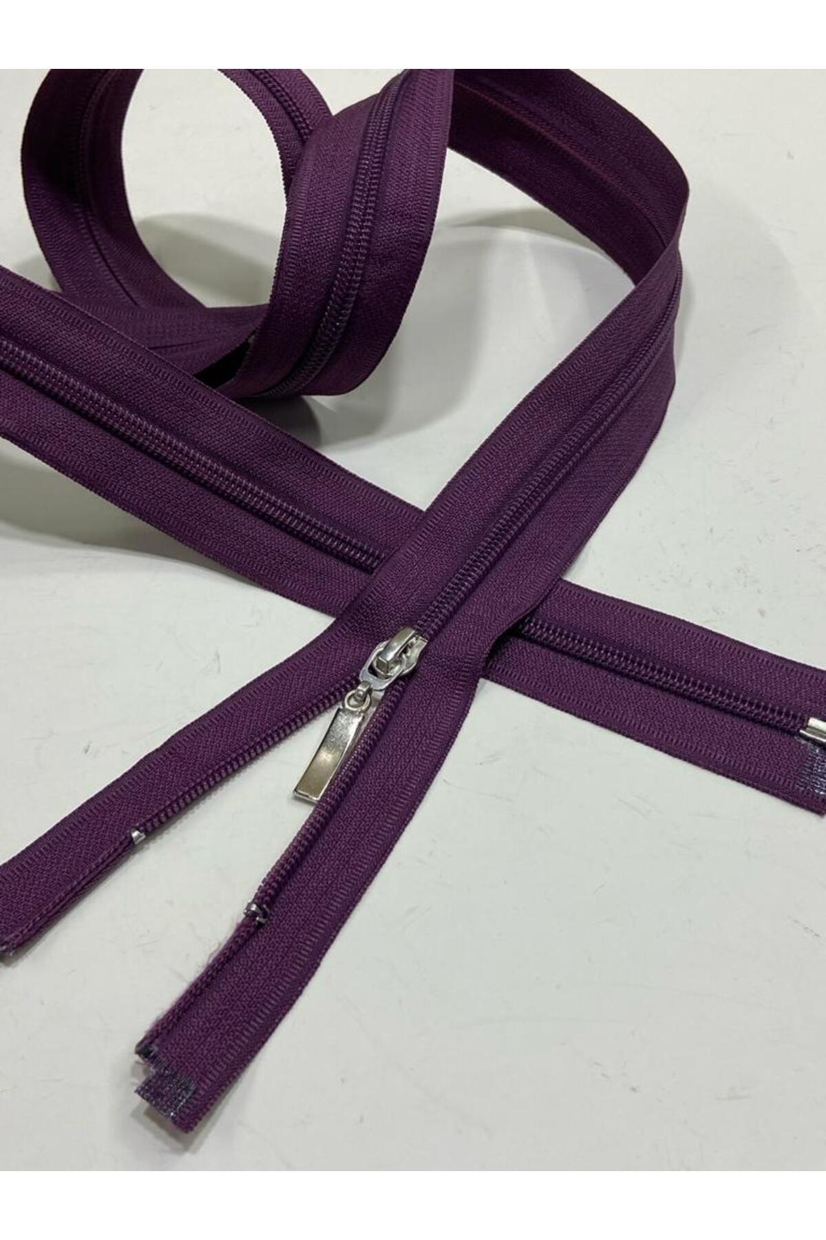 Abaya Dress Coat Zipper 110 Cm Eggplant Purple