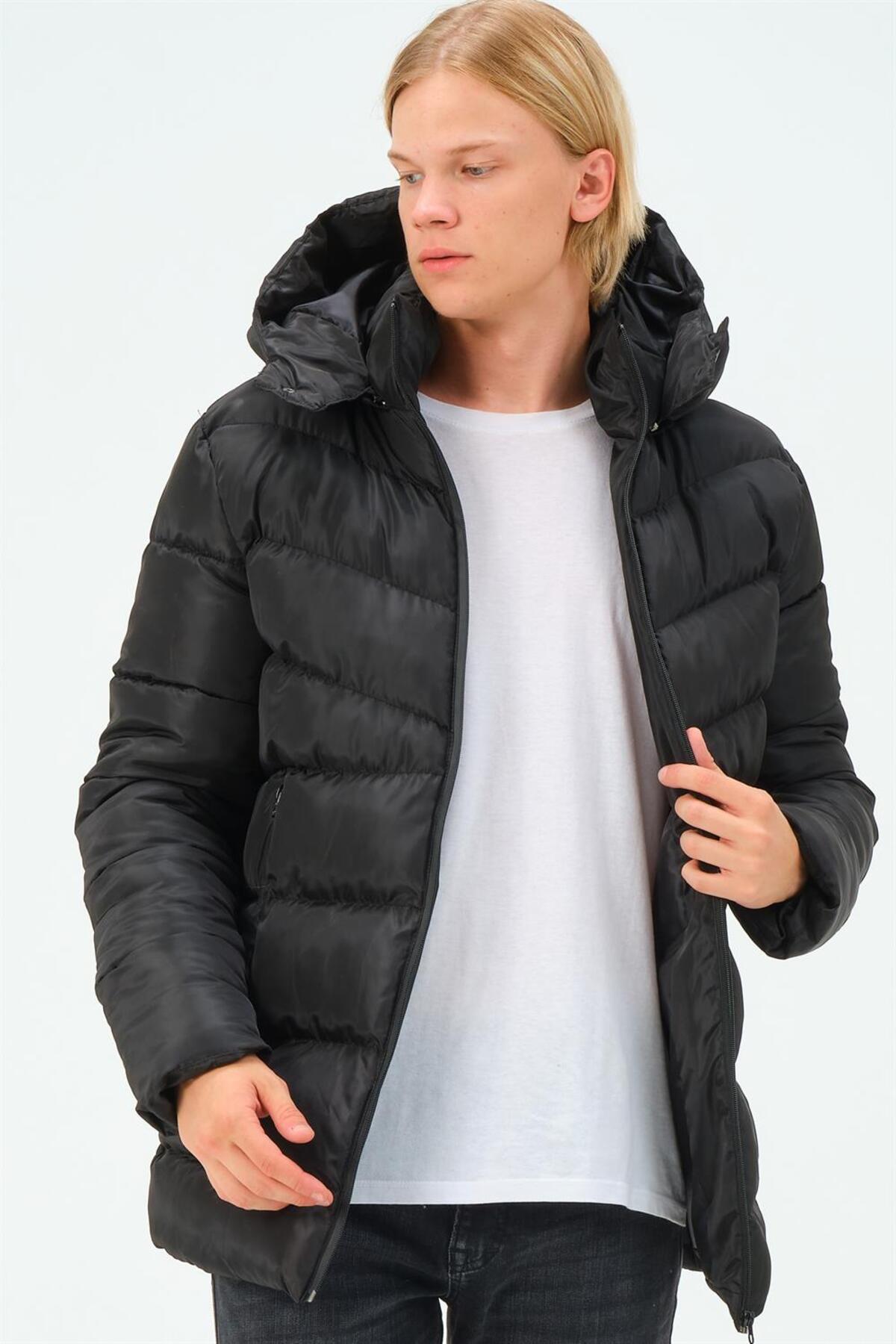 دوبری ژاکت مردانه M8659 DEWBERRY - مشکی