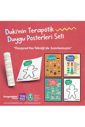 Yeni Aile Çocuk Yayınları Duki'nin Terapötik Duygu Posterleri Seti (Materyal ...