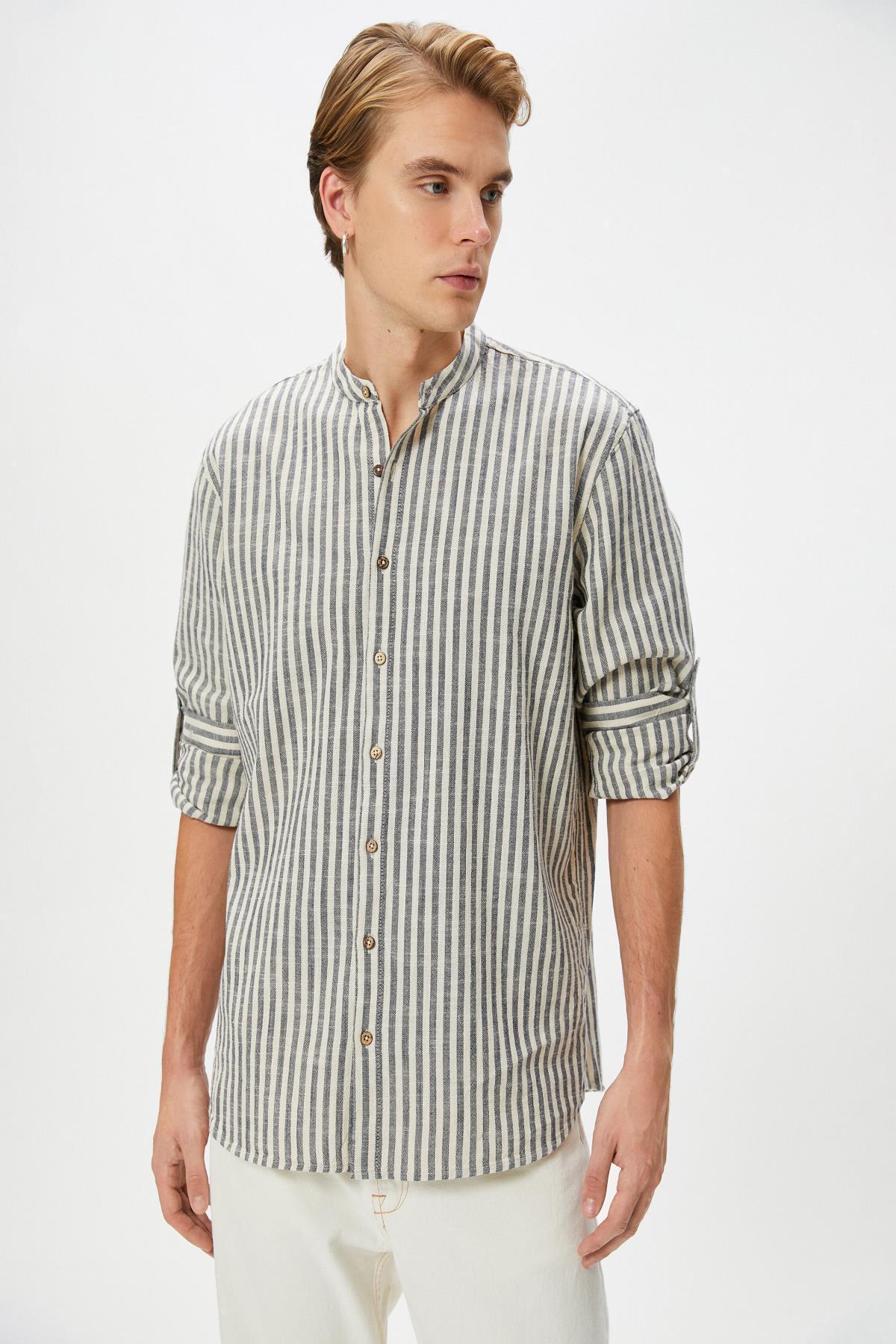 پیراهن مردانه کوتون | 4SAM60012HW Koton - Image 3