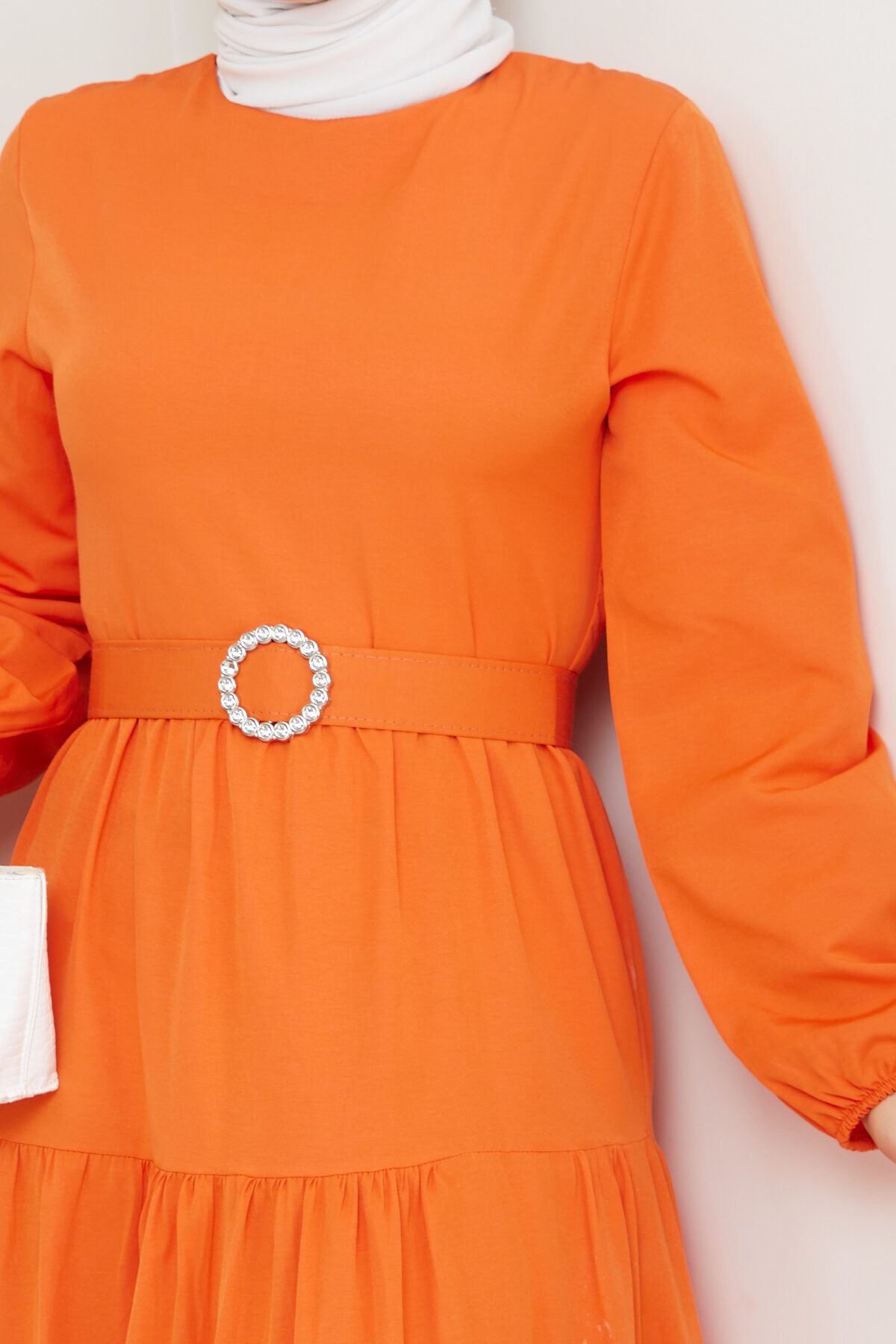 marwella-Hijab Dress - Orange Elvan 8