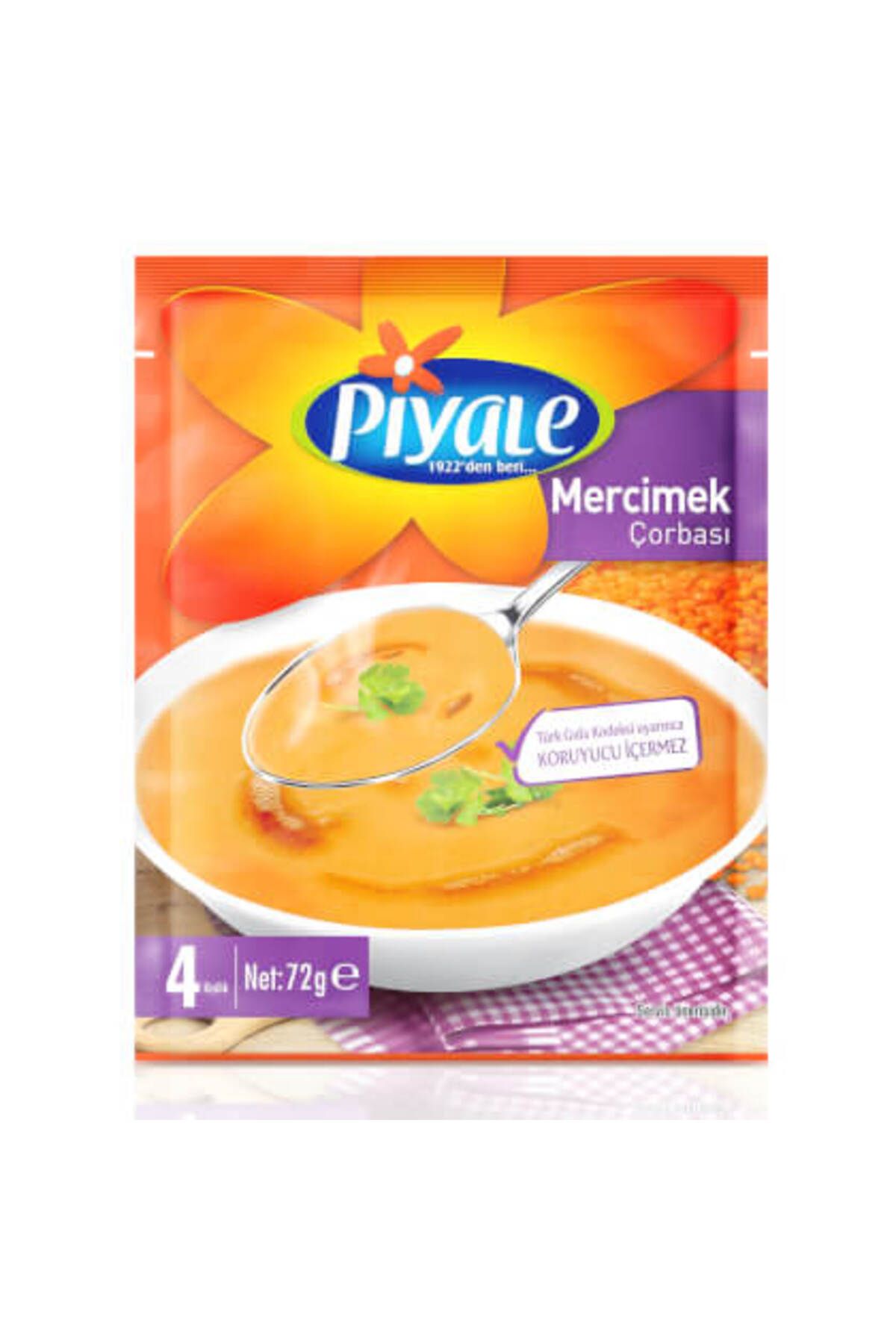 Piyale ( 2 ADET ) Mercimek Çorbası 72 Gr