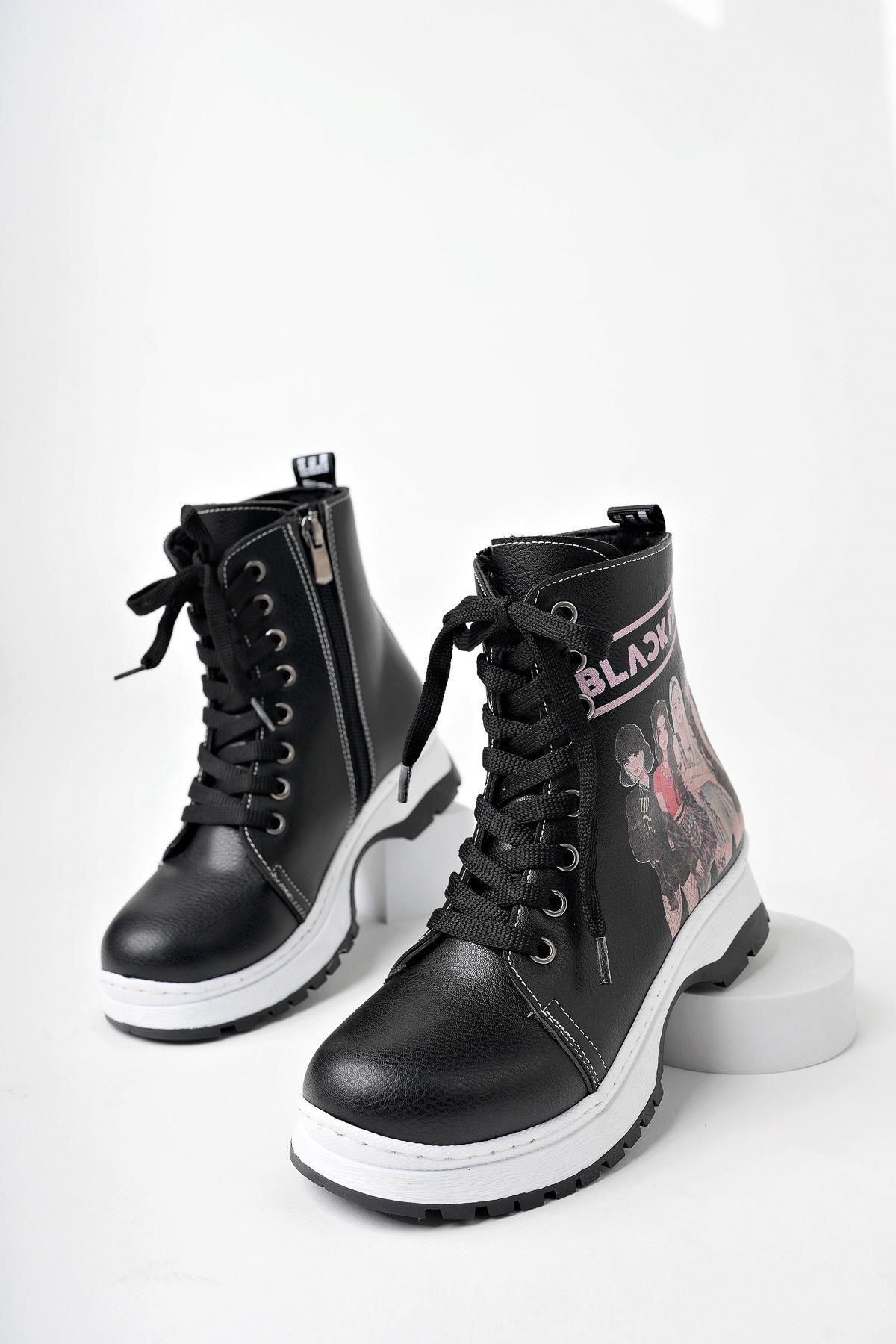 Blackpink combat boots online