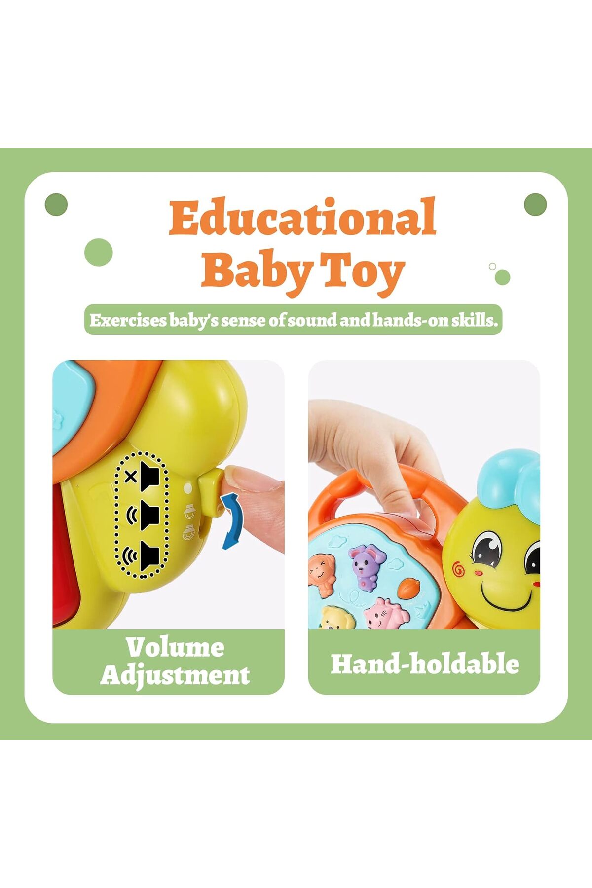 hediyecik Solucan Figürlü Müzikli Oyuncak Bebek Piyanosu fotoğrafı 6 (önizleme)