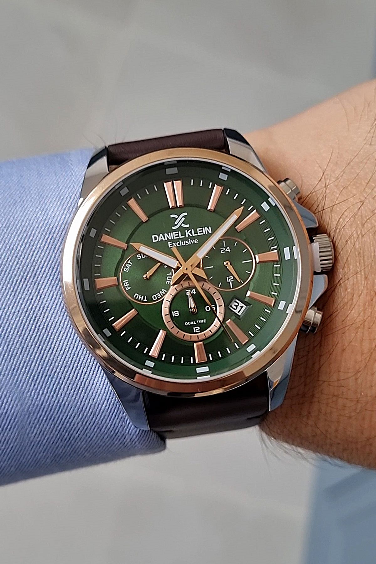 Daniel klein chronograph settings hotsell