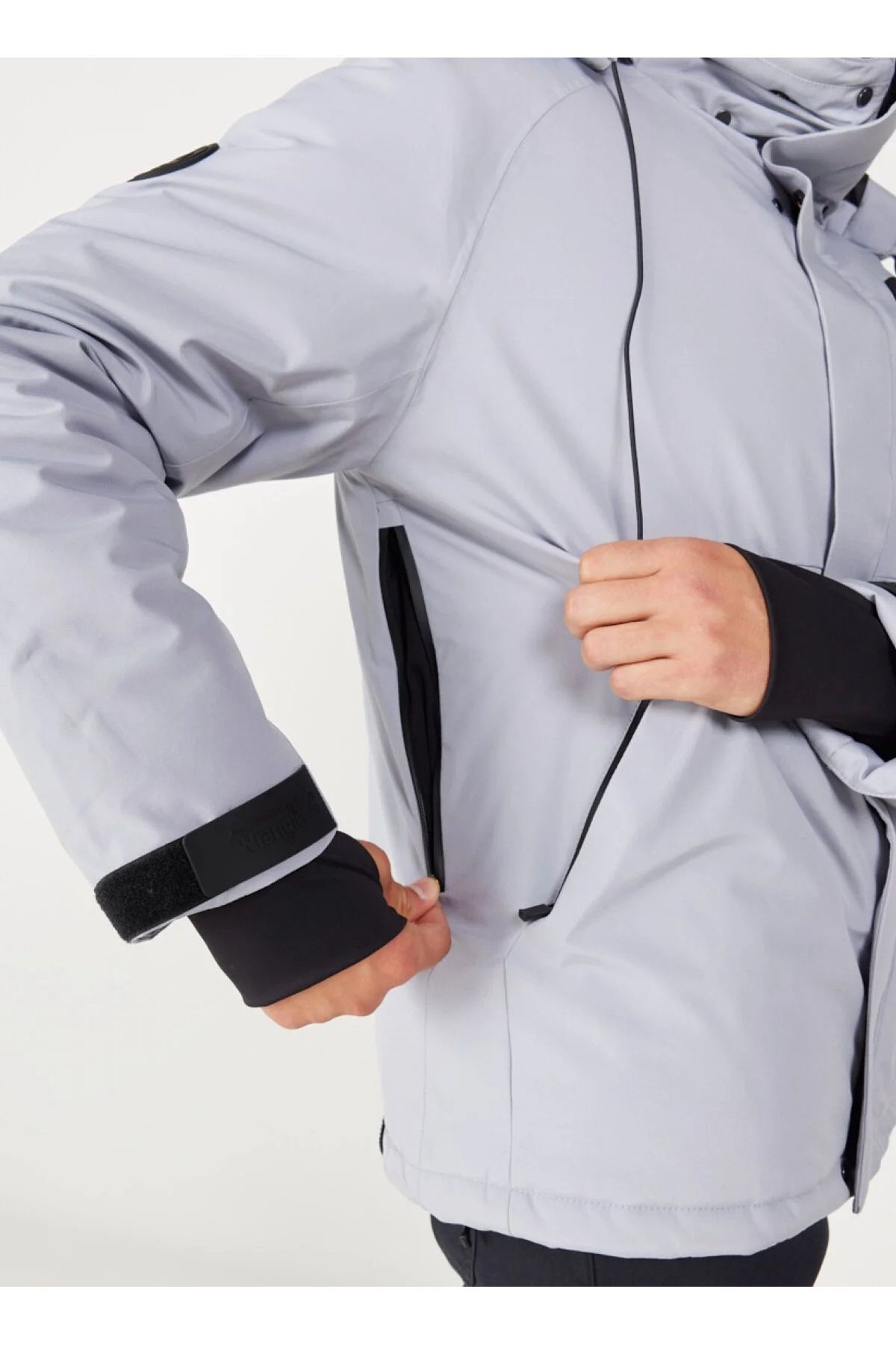 کاپشن خاکستری مردانه کت W232278035 ژاکت پارکا Wrangler