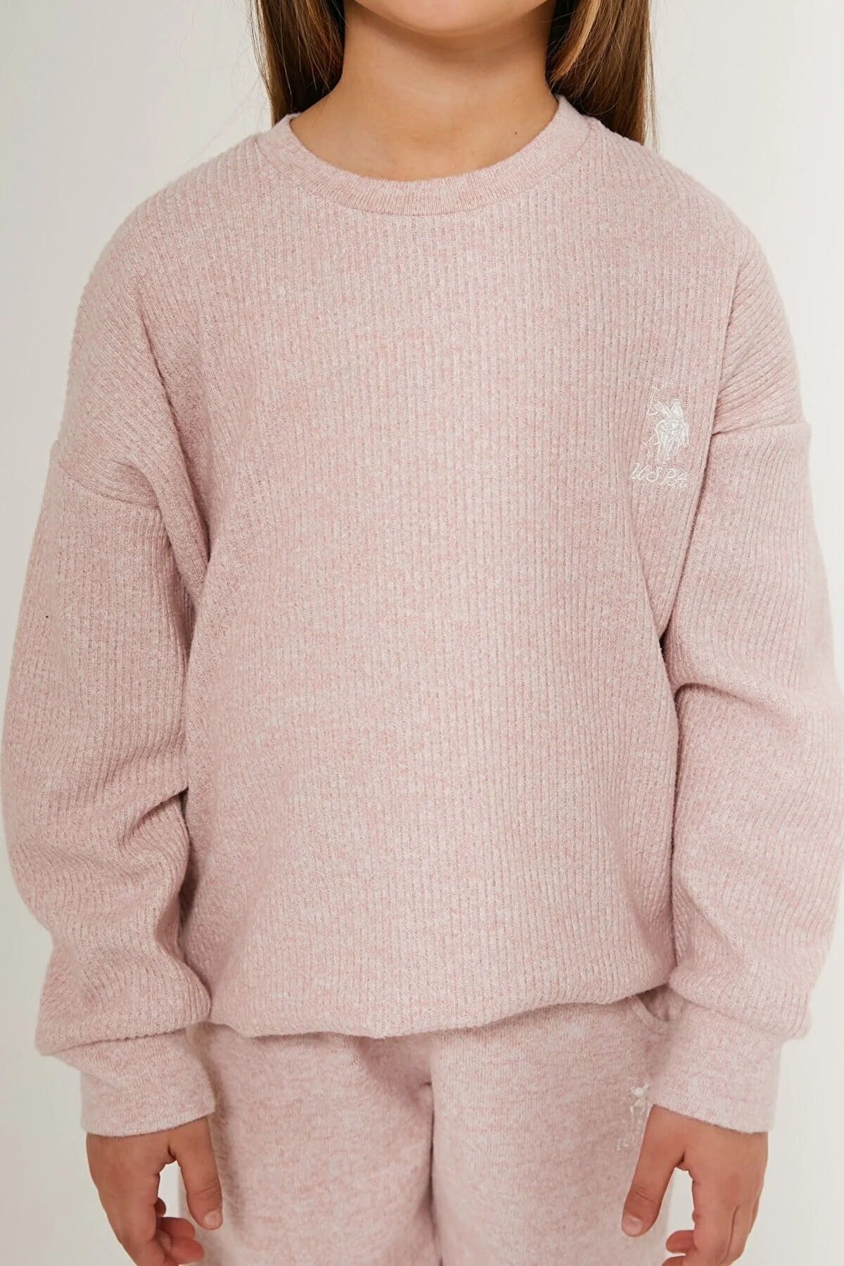 U.S. Polo Assn. ست لباس خواب حرارتی آستین بلند بافت نرم دخترانه پولو آمریکا 1638