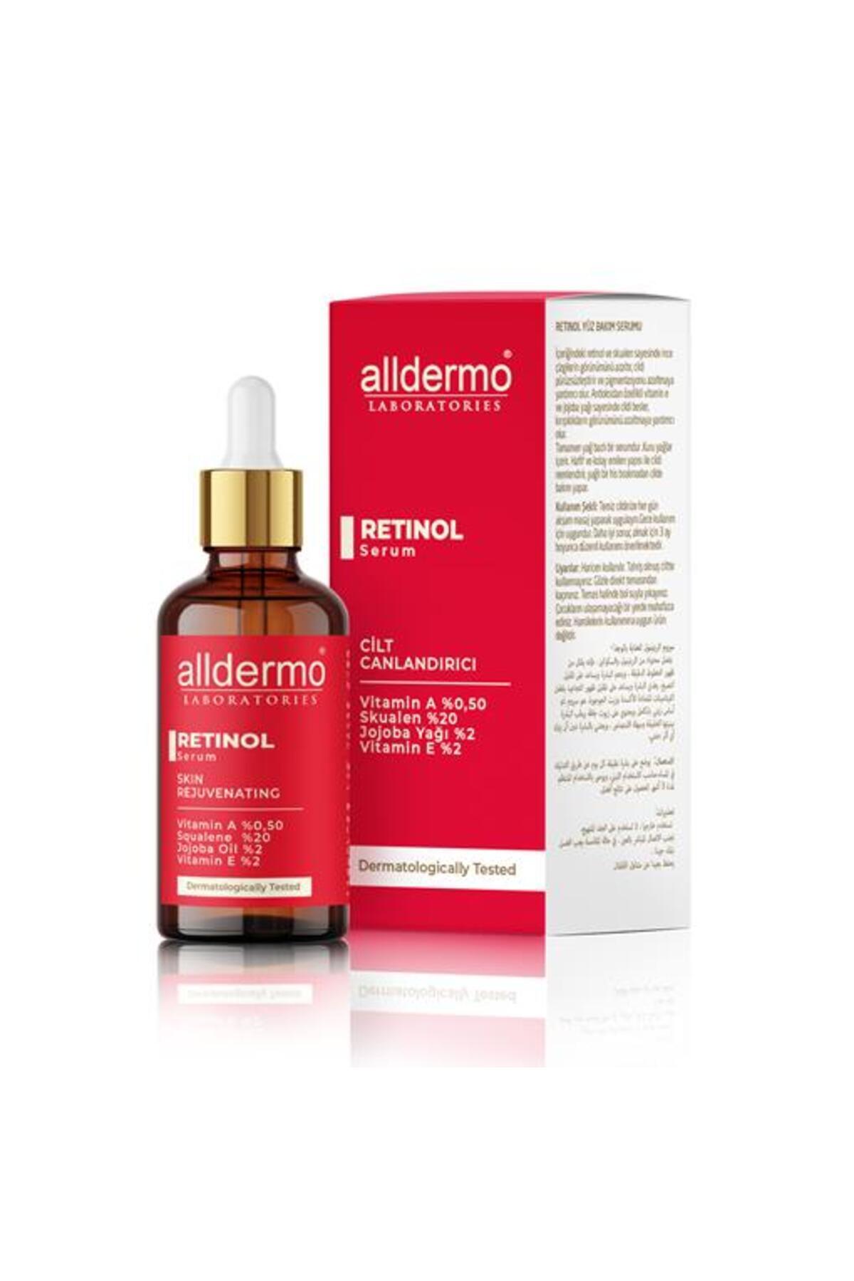 Alldermo Cilt Canlandırıcı Retinol Serum 30ml