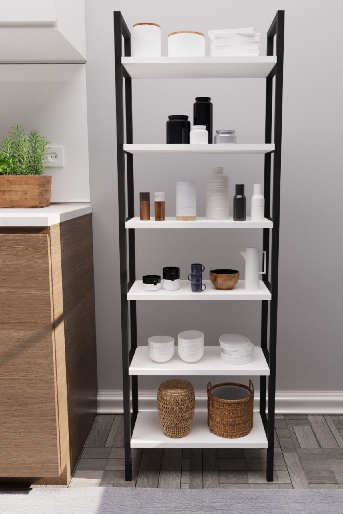 Muhteşem Kiler Rafları modeli dekorasyonu