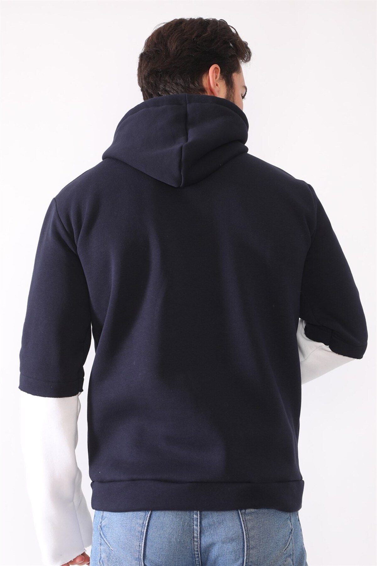 سویشرت مردانه آبی سرمه ای دوبری | 1.15E+14 اورجینال - تصویر 4